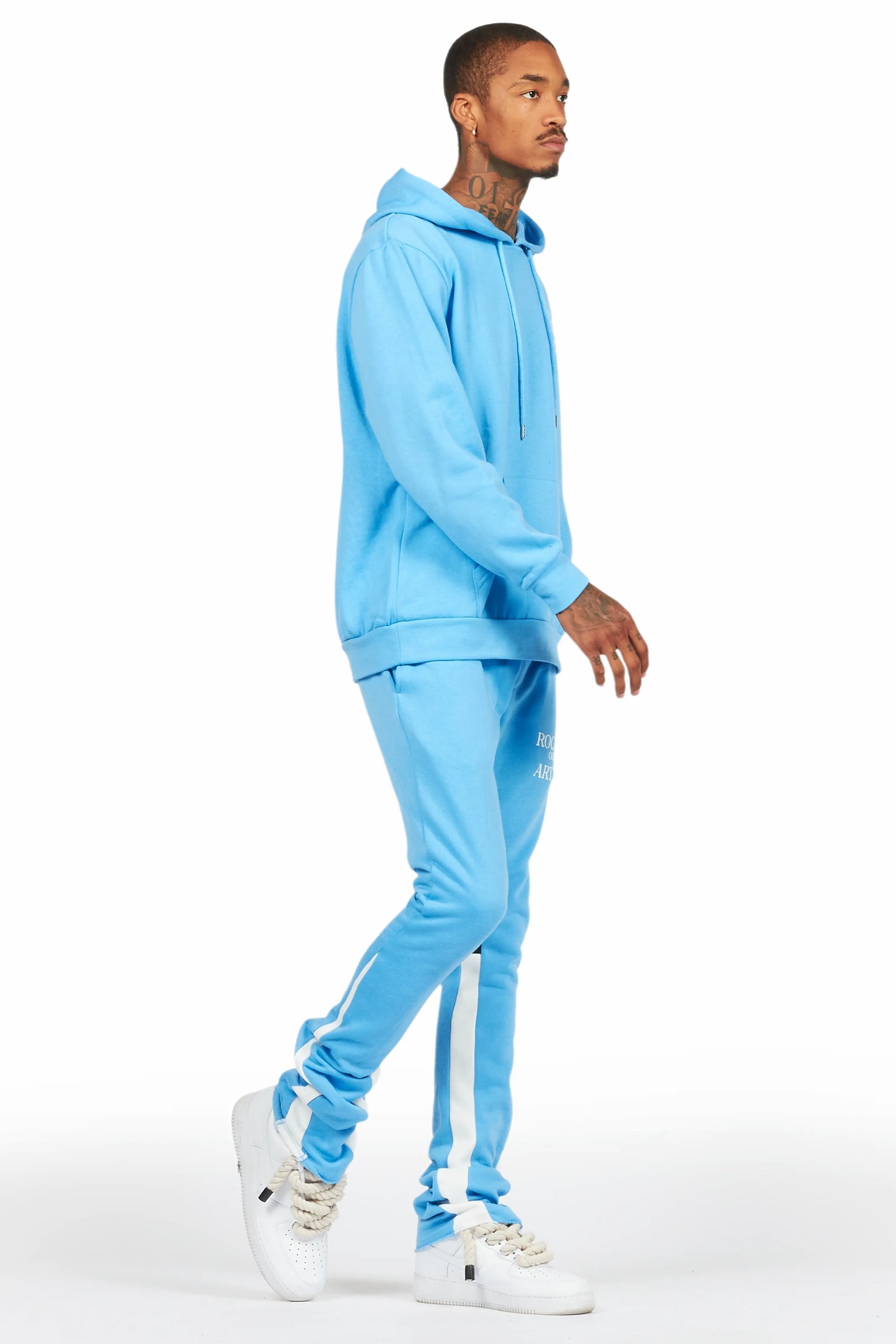Briggs Blue Hoodie/Stacked Flare Track Set