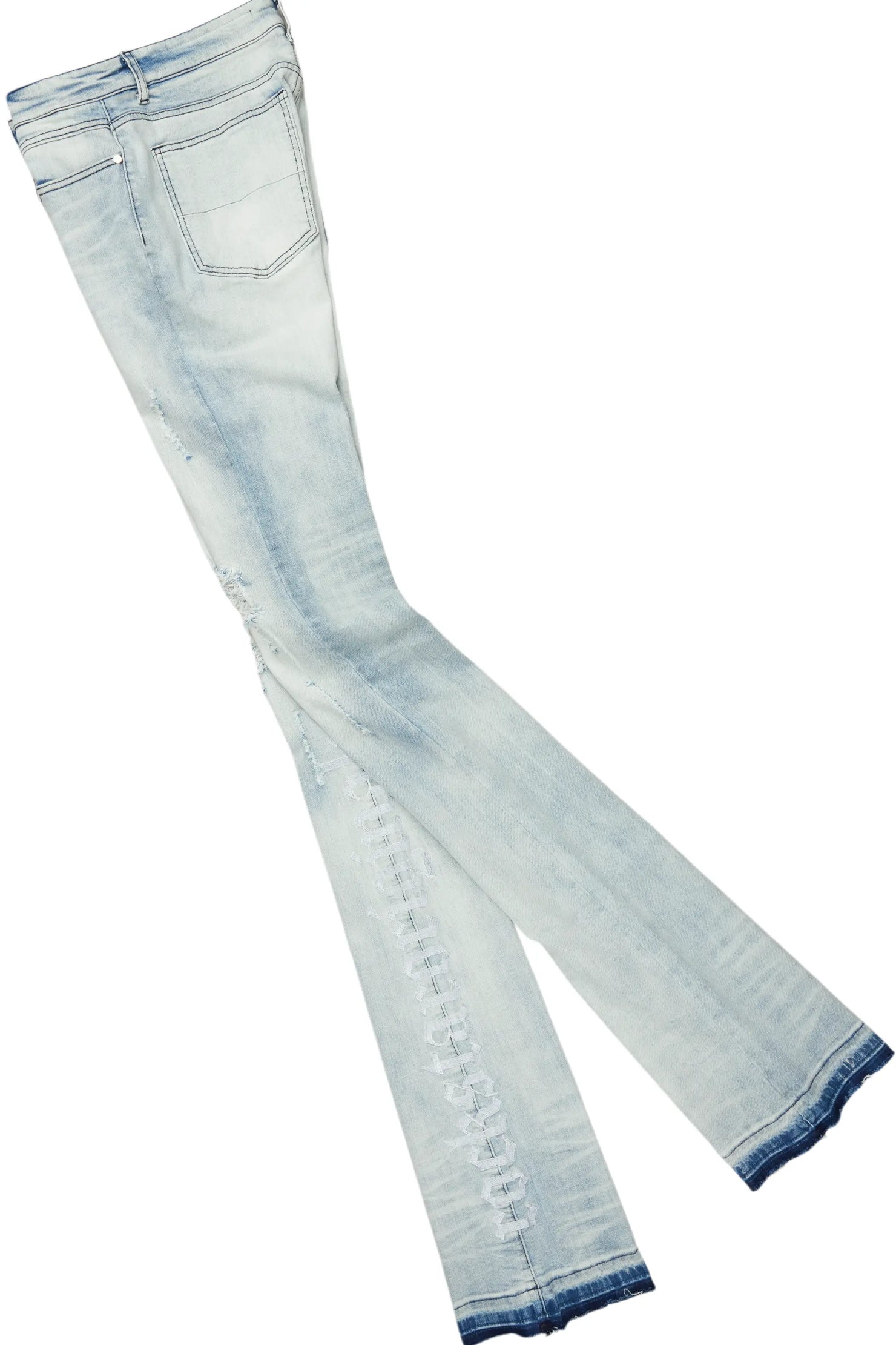 Bubble Royal Blue Hoodie & Colette Stacked Flare Jean Bundle