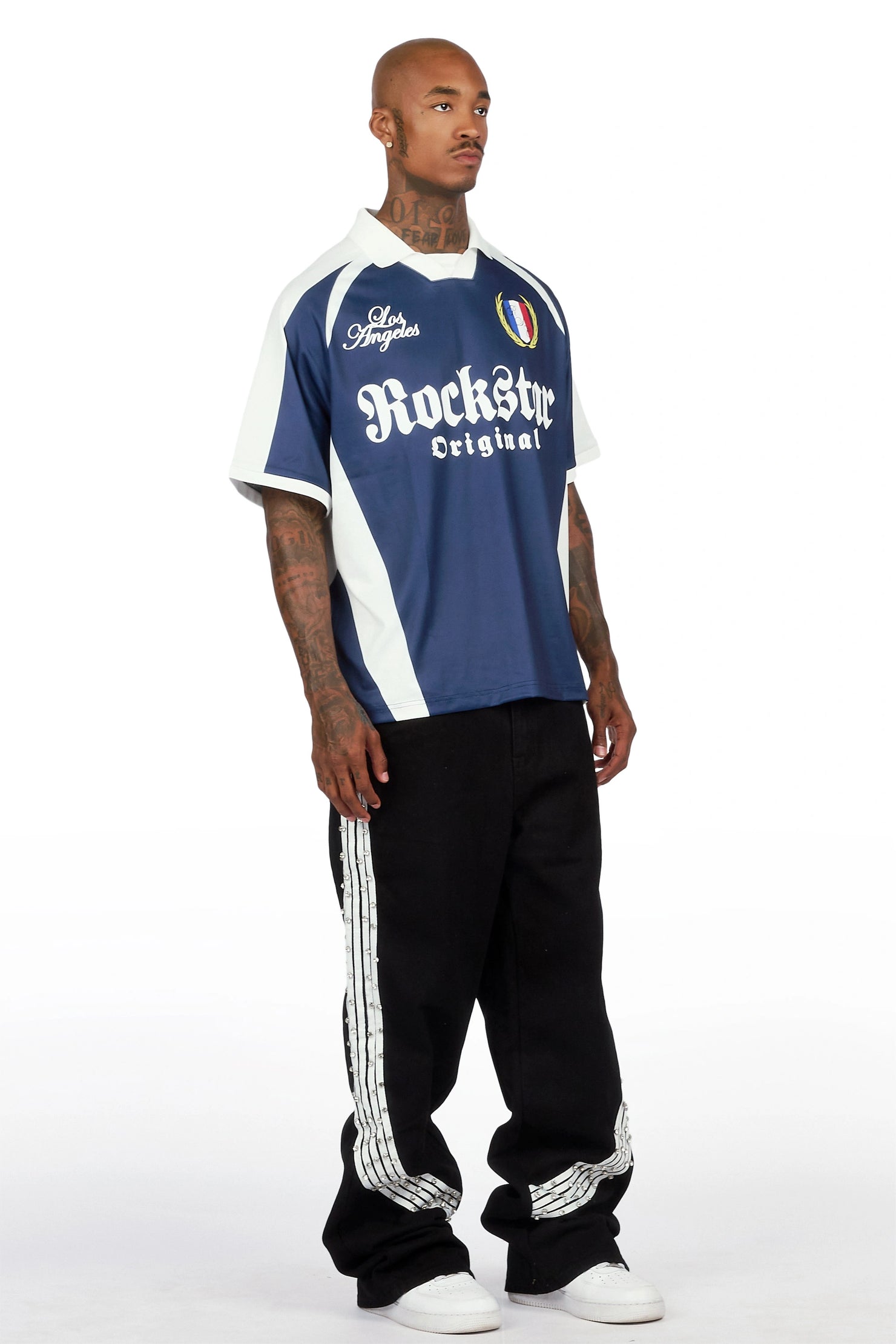 Zayven Black Baggy Fit Jean