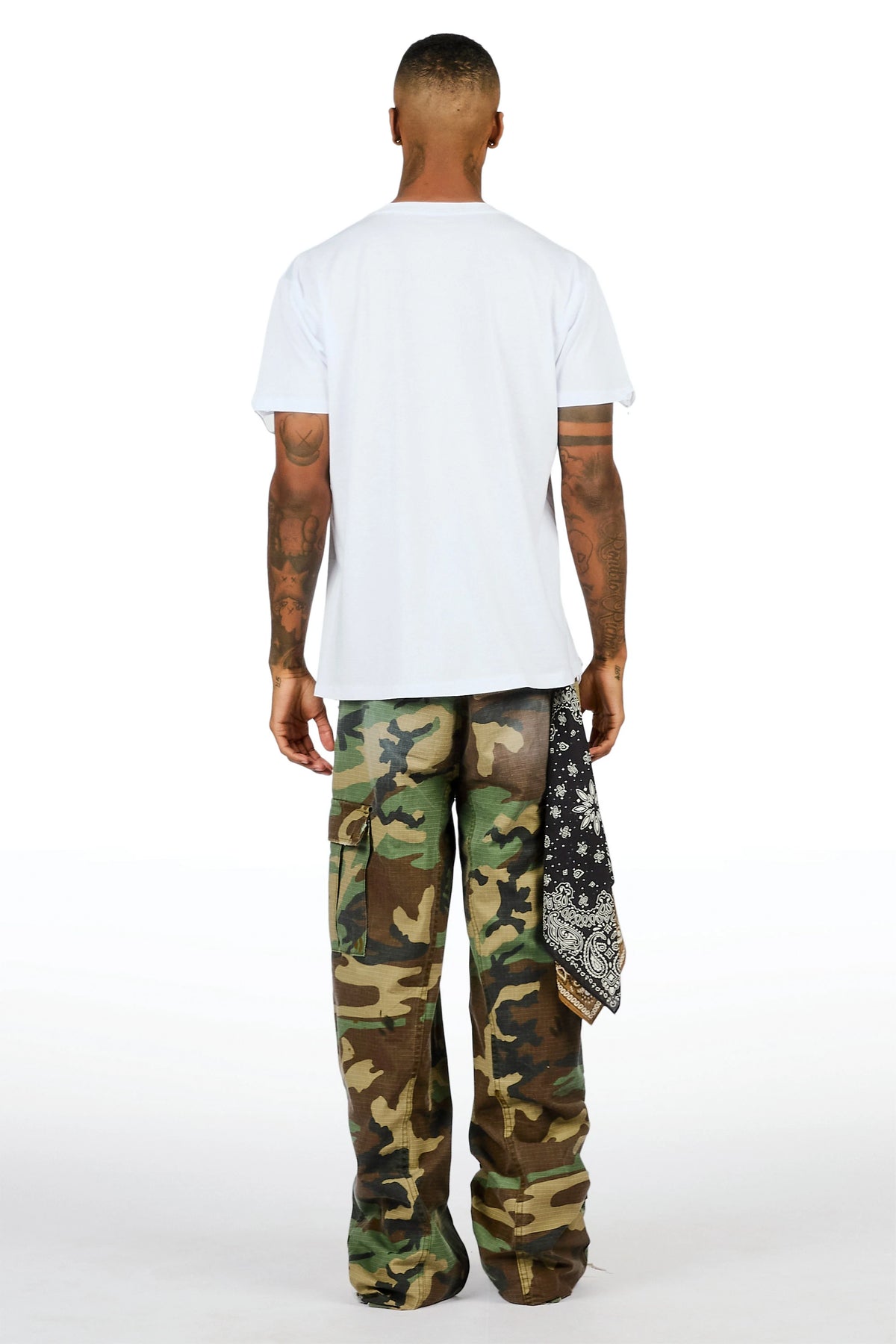 Bronsen Camo Baggy Fit Jean