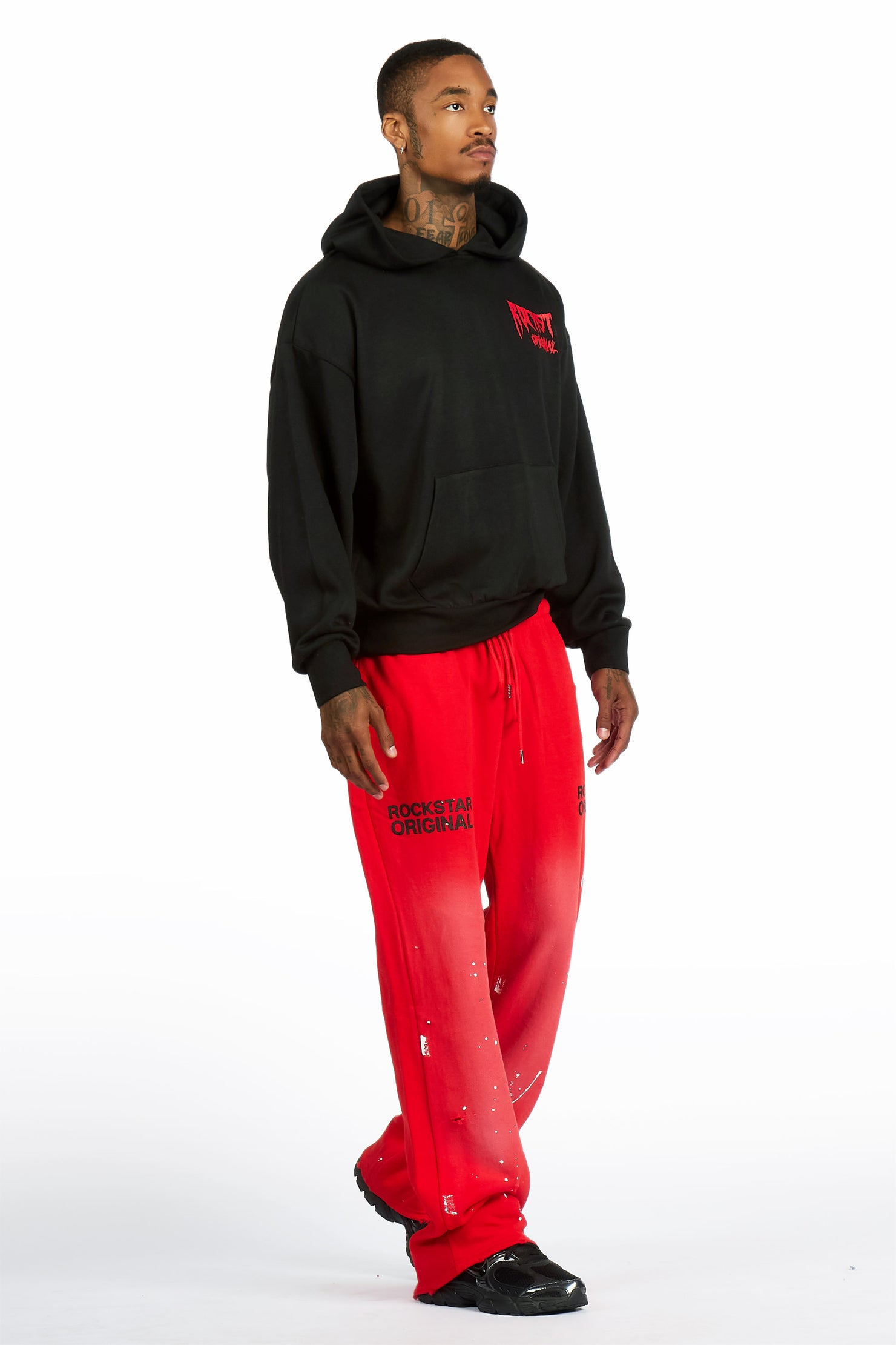 Reign Red Relaxed Track Pant
