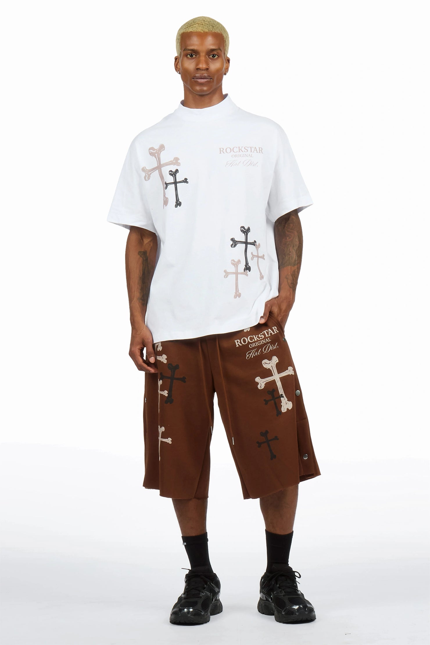 Roddy Brown T-Shirt/ Short Set