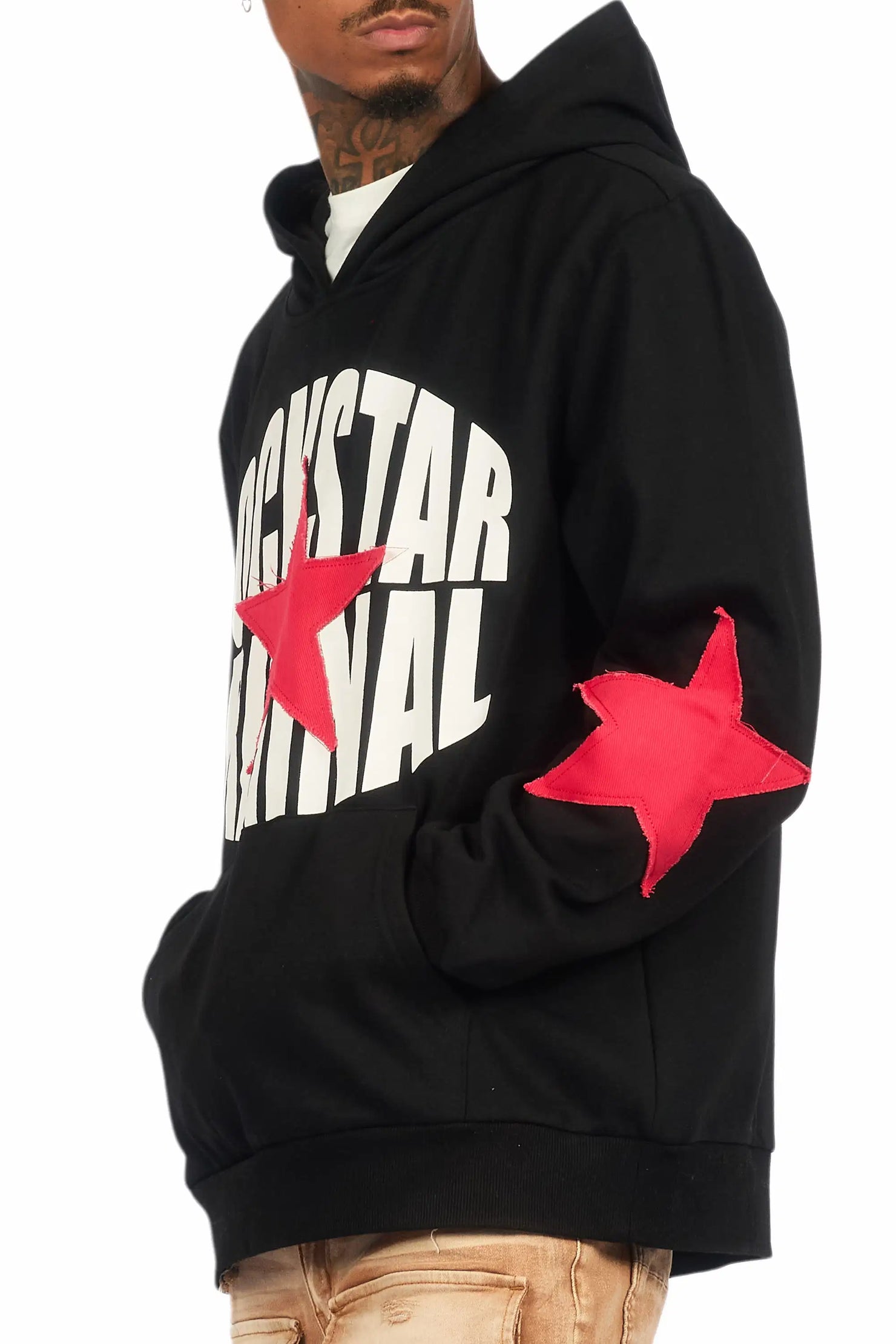 States 2.0 Black Graphic Hoodie