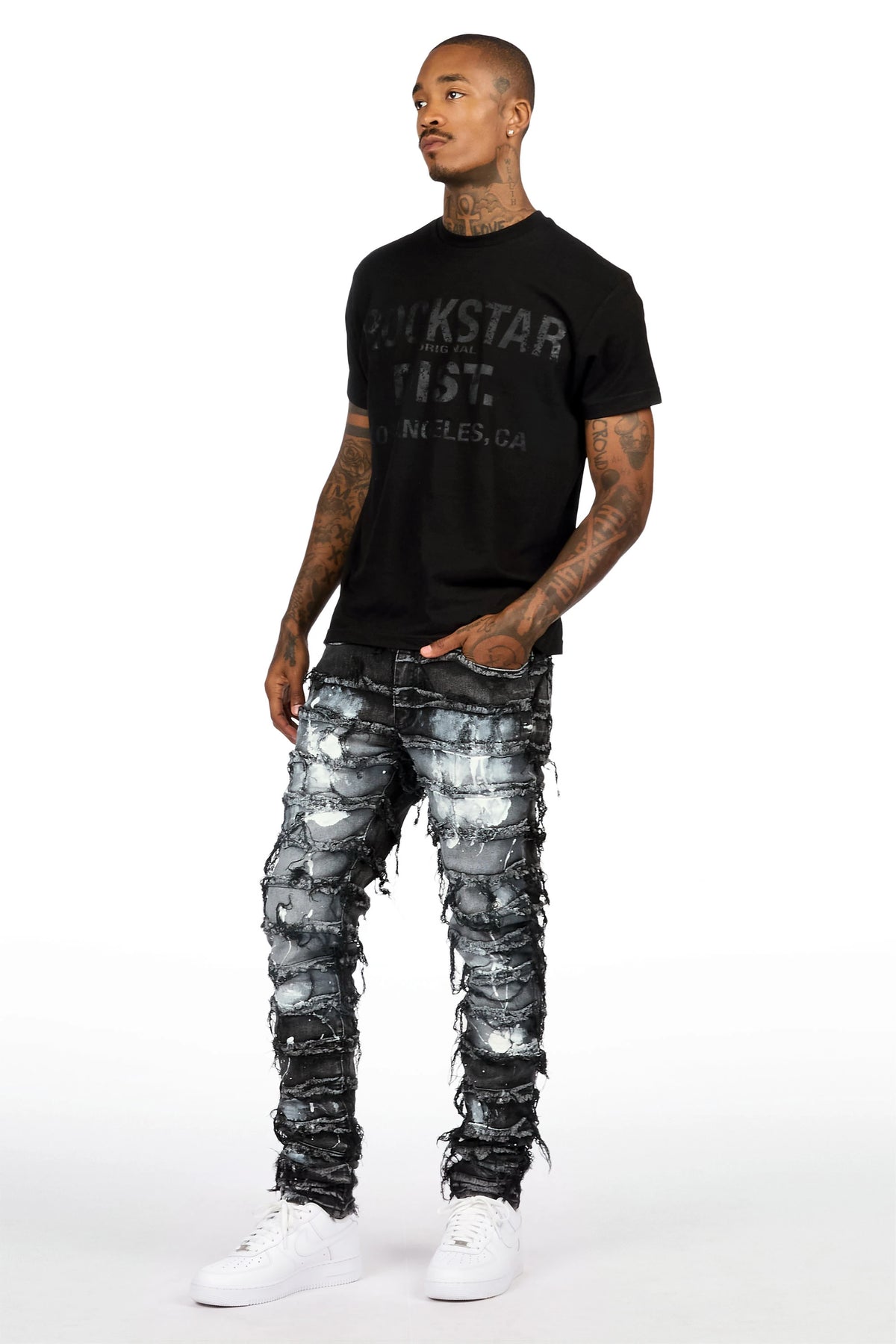 Garson Dark Grey Skinny Fit Jean