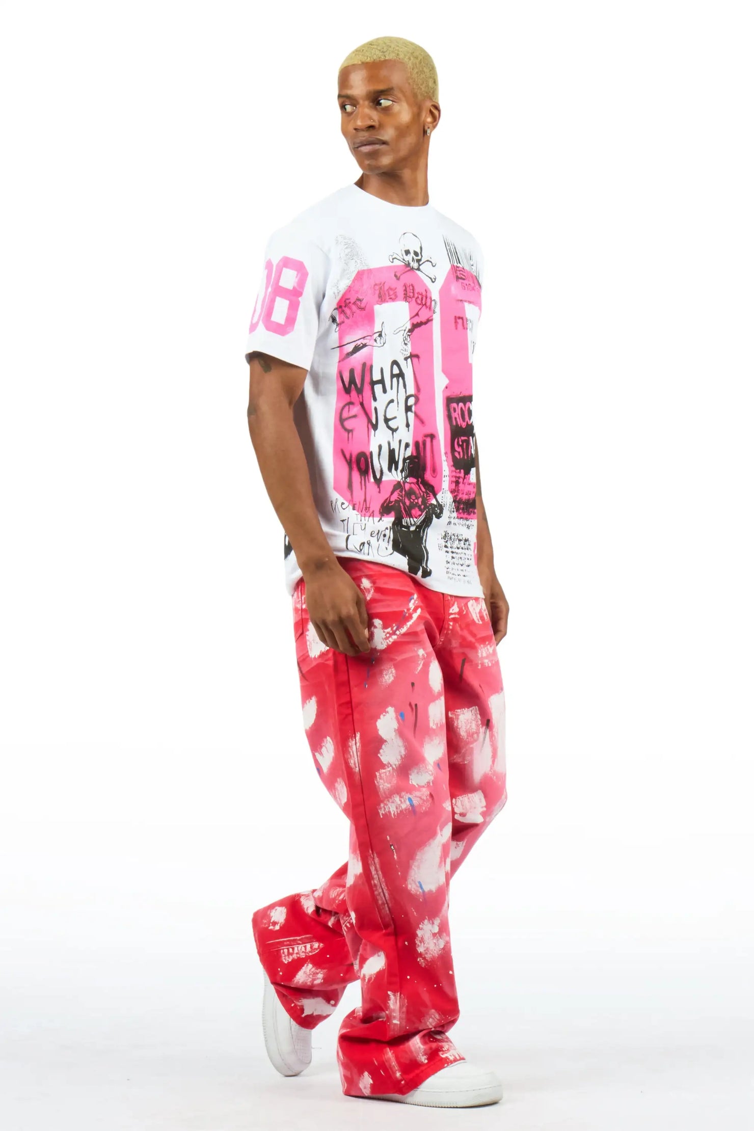 Novi Red Painter Baggy Fit Jean