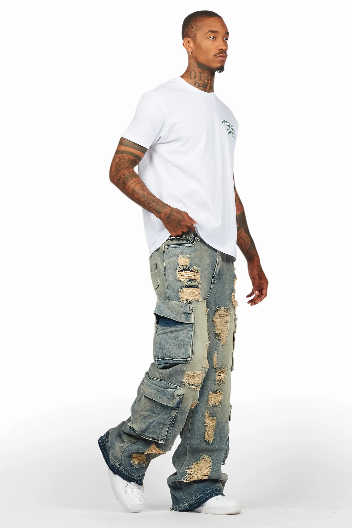 Peppe Blue Baggy Fit Jean