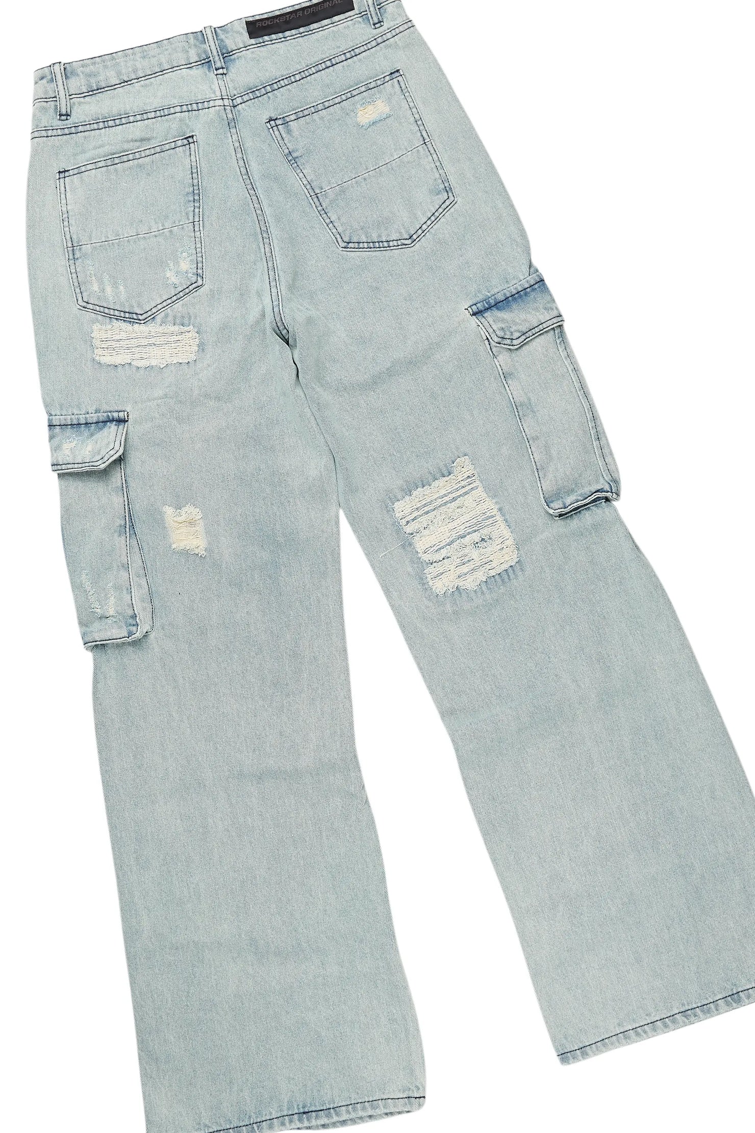 Rune Beige Varsity Jacket & Nand Baggy Jean Bundle