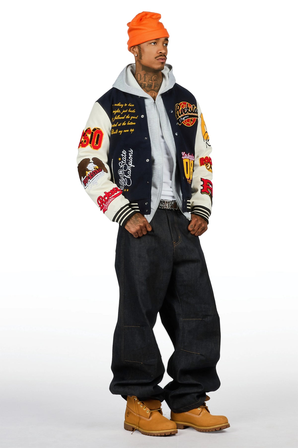 Fame Raw Blue Barrel Fit Jean