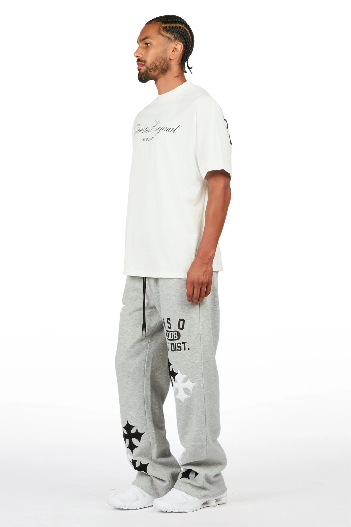 Acacius Heather Grey Relaxed Pant