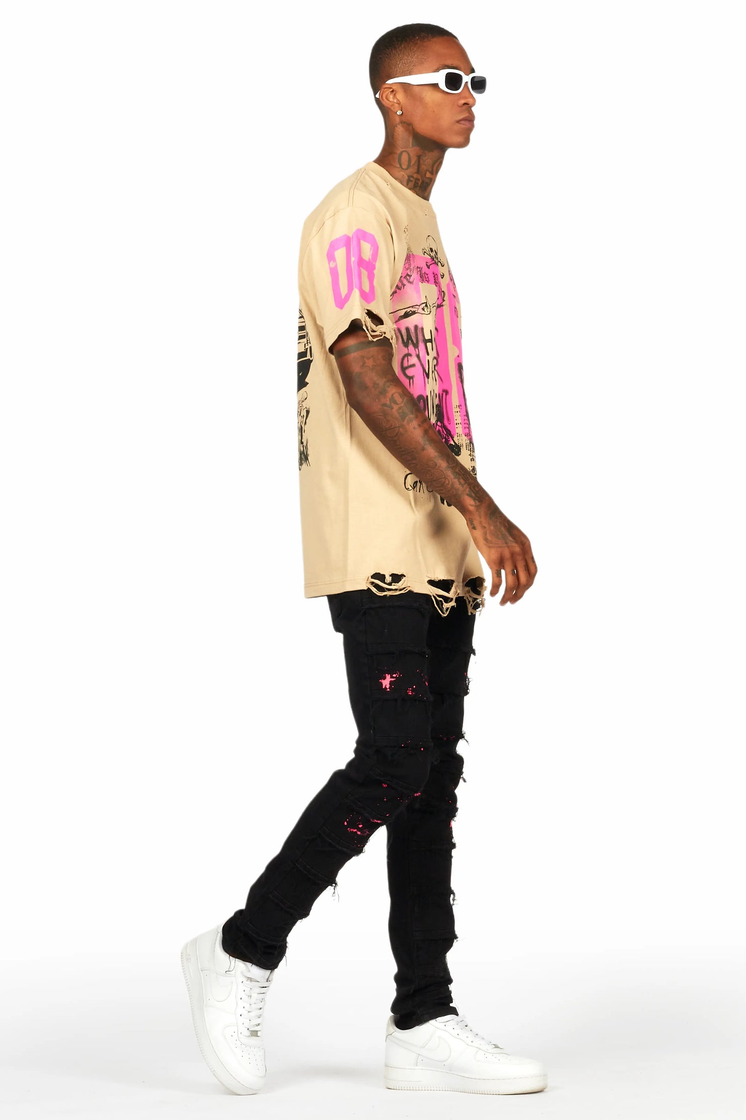 Admon Black Painter Slim Fit Jean