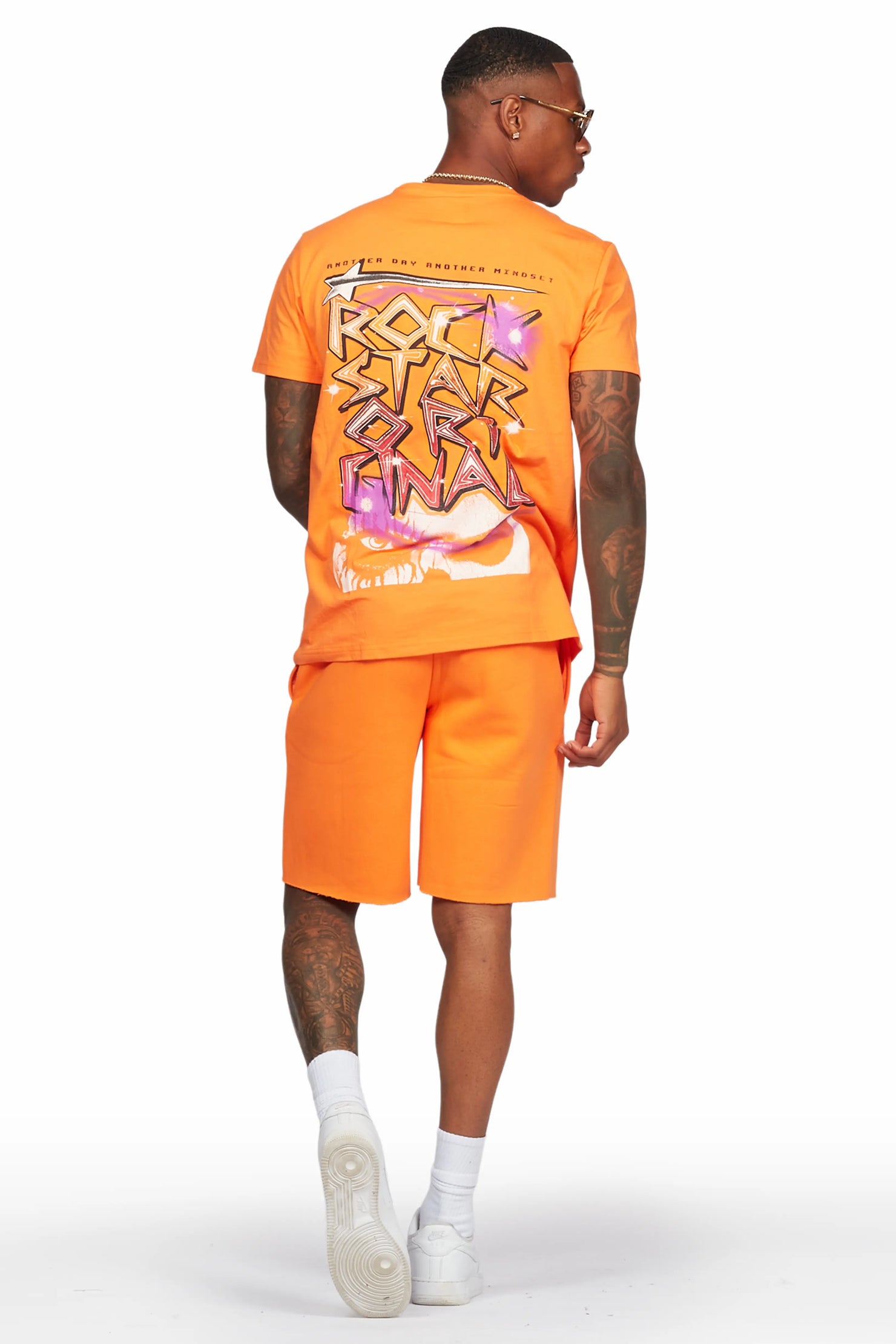 Krog Orange T-Shirt/Short Set