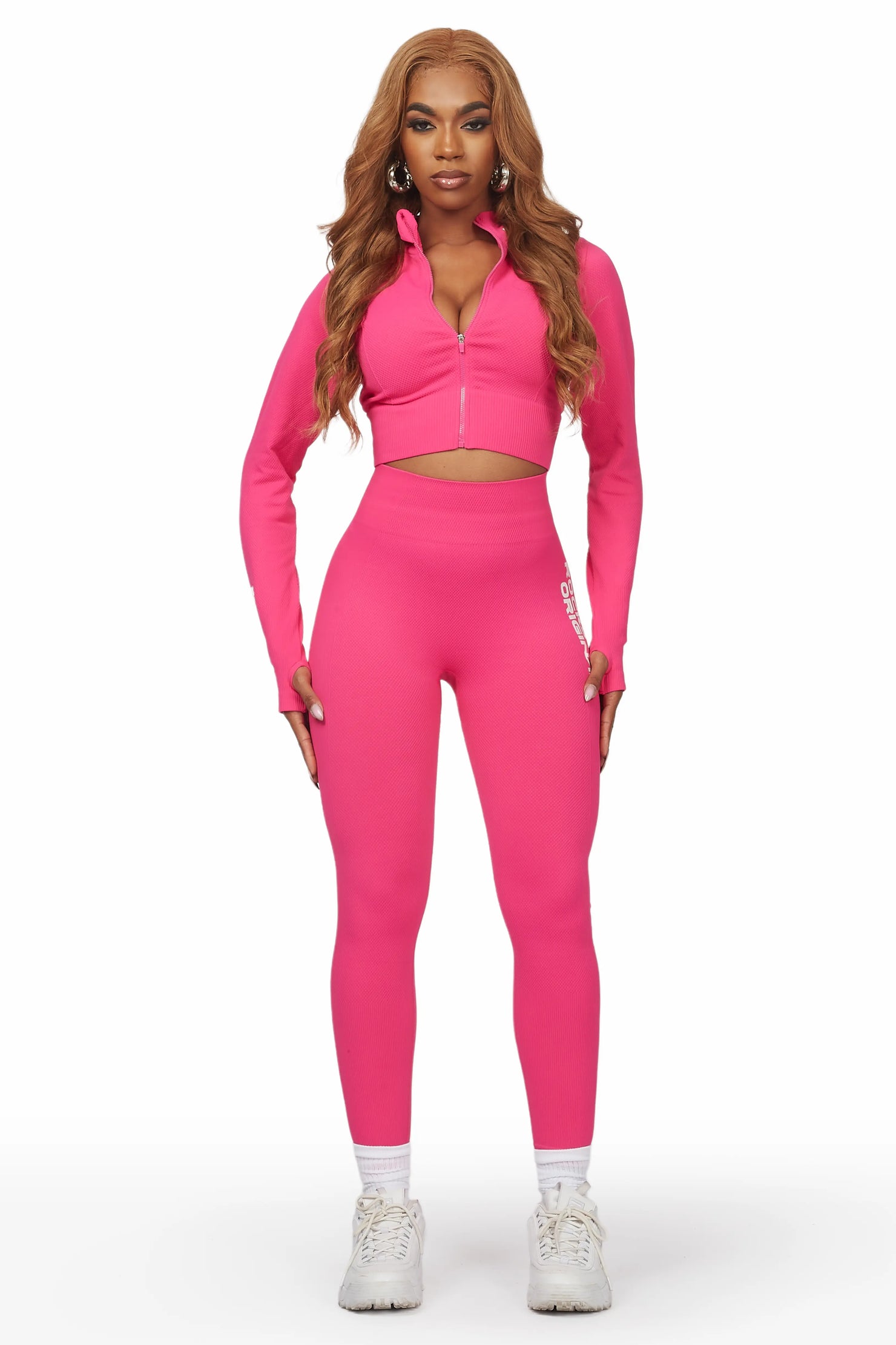 Nyala Fuchsia Textured Active Set