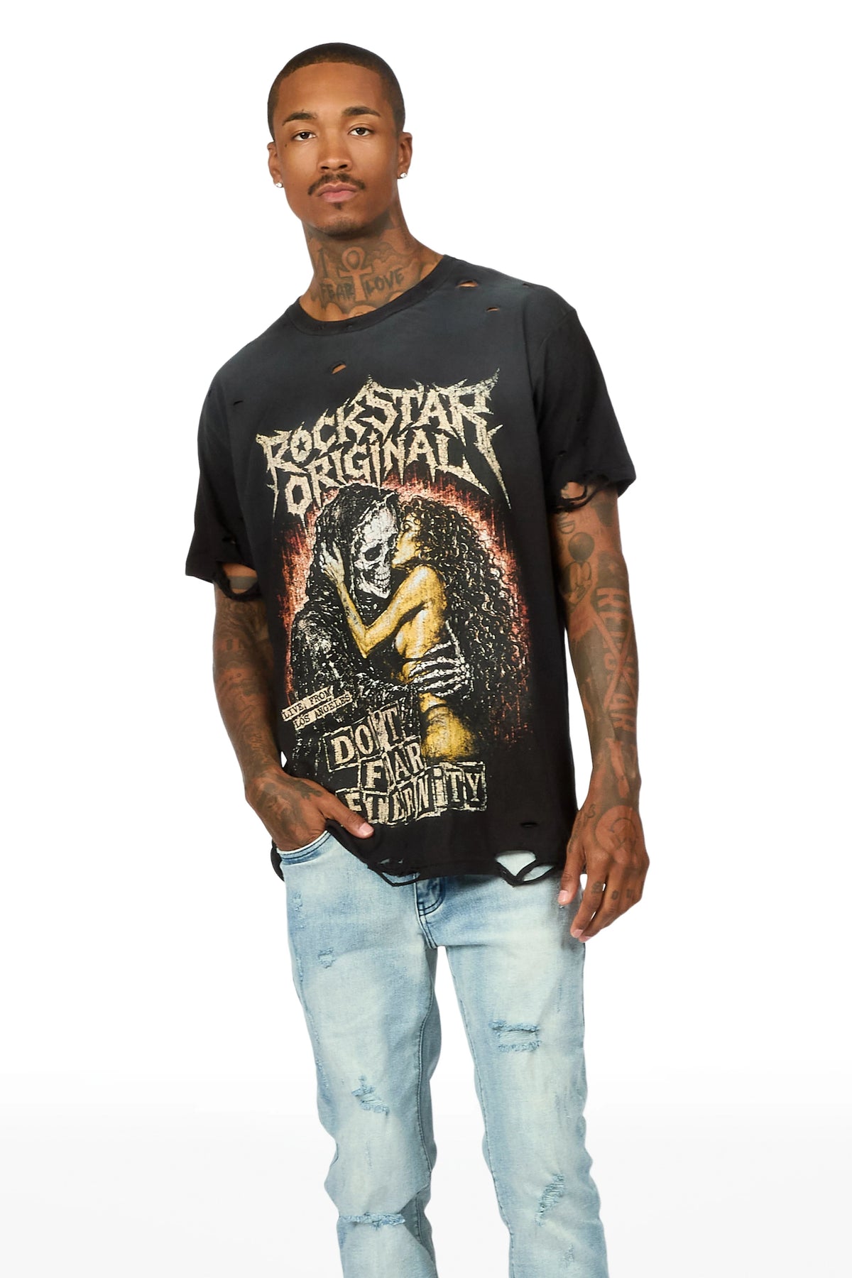 Sorrell Black Oversized Graphic T-Shirt
