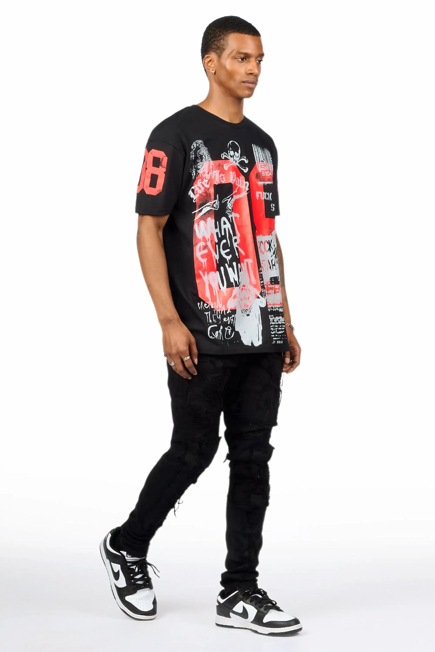 Eryl Black Slim Fit Jean