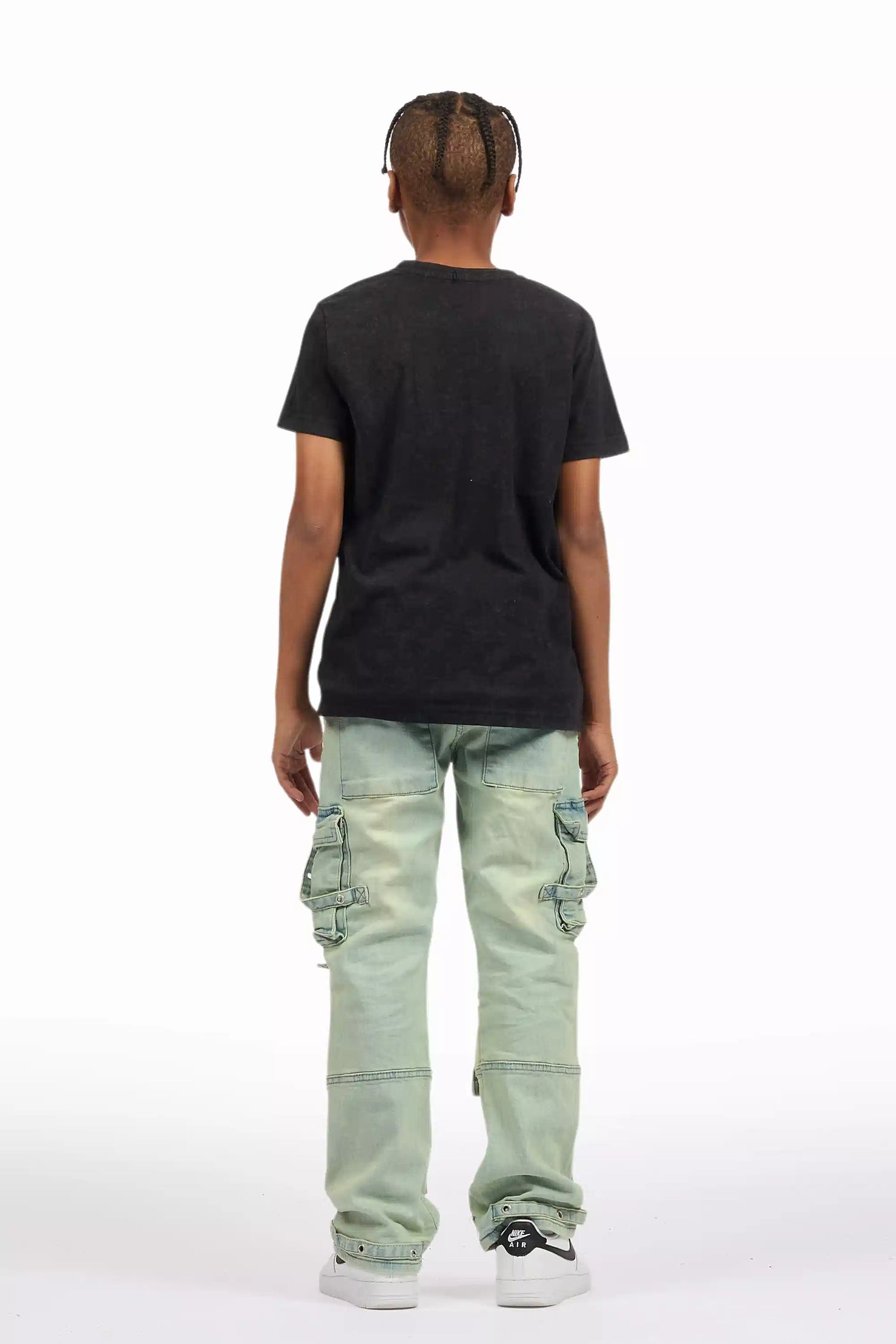 Boys Iggy Ice Blue Flare Jean