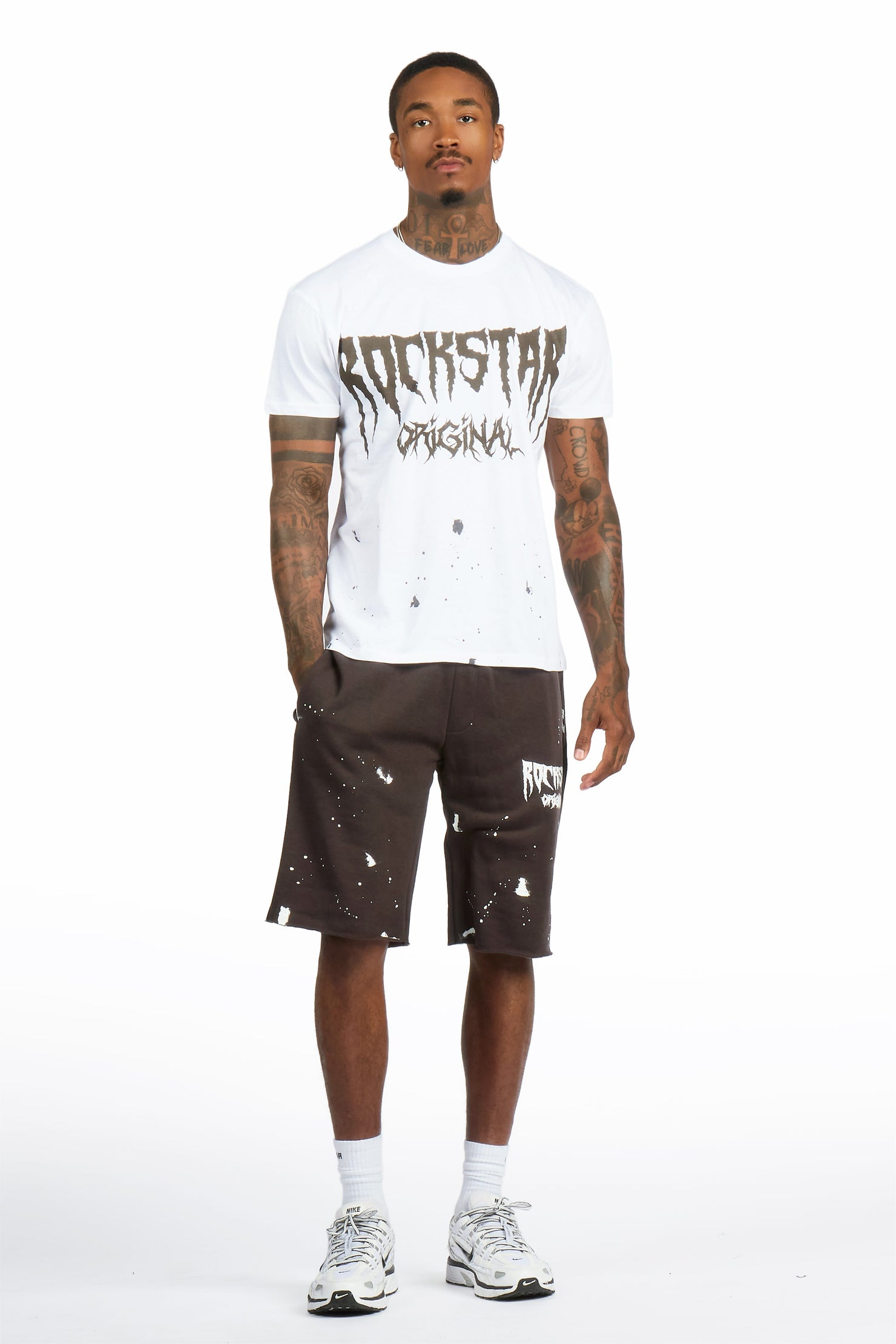 Twinkle White/Iron T-Shirt/Short Set