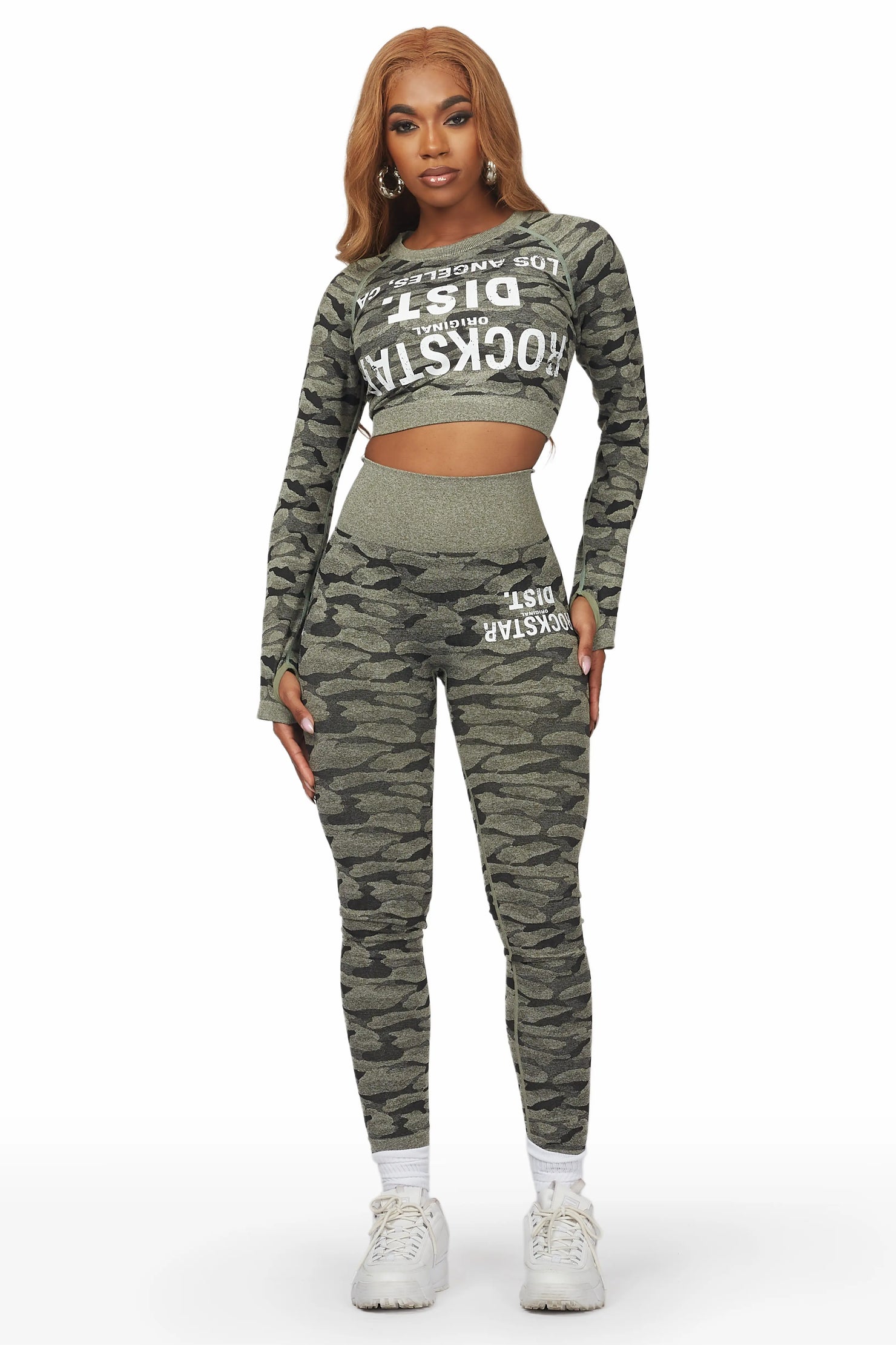 Sanaii Green Camo Active Set