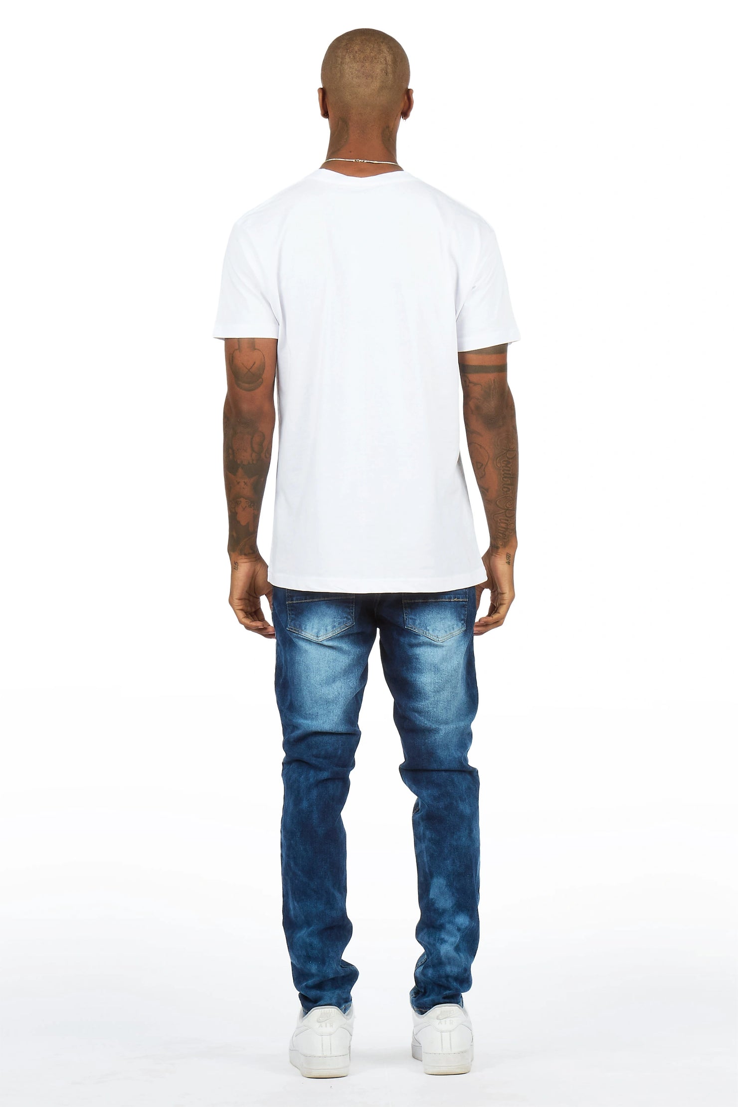Jerell Medium Sand Blue Slim Fit Jean