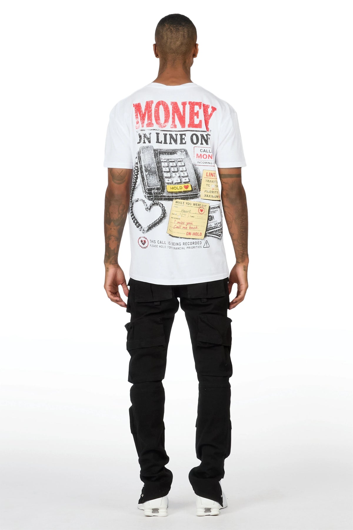 Shepard Black Cargo Skinny Fit Jean