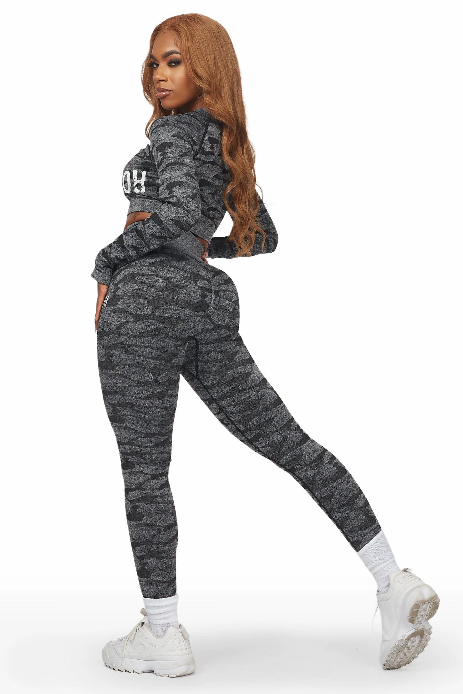 Sanaii Grey Camo Active Set
