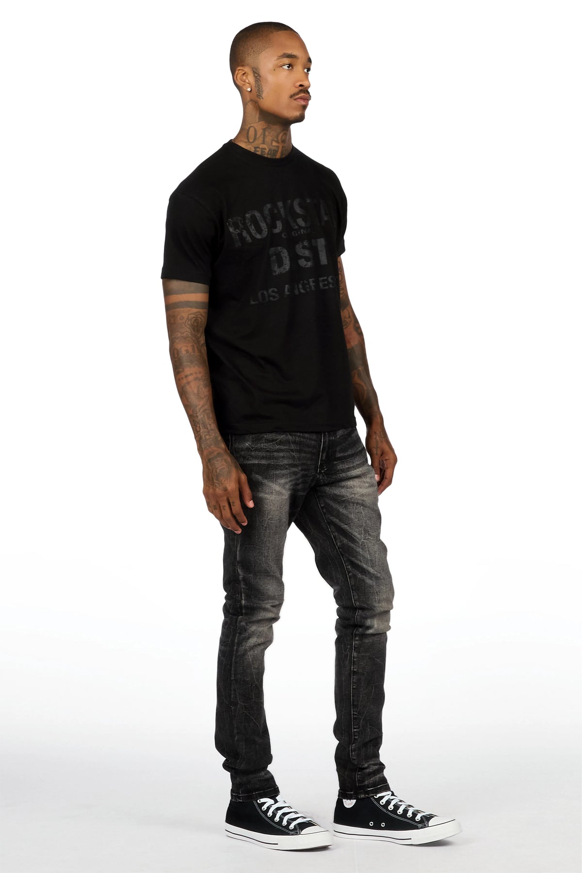 Clodd Dark Grey Skinny Fit Jean