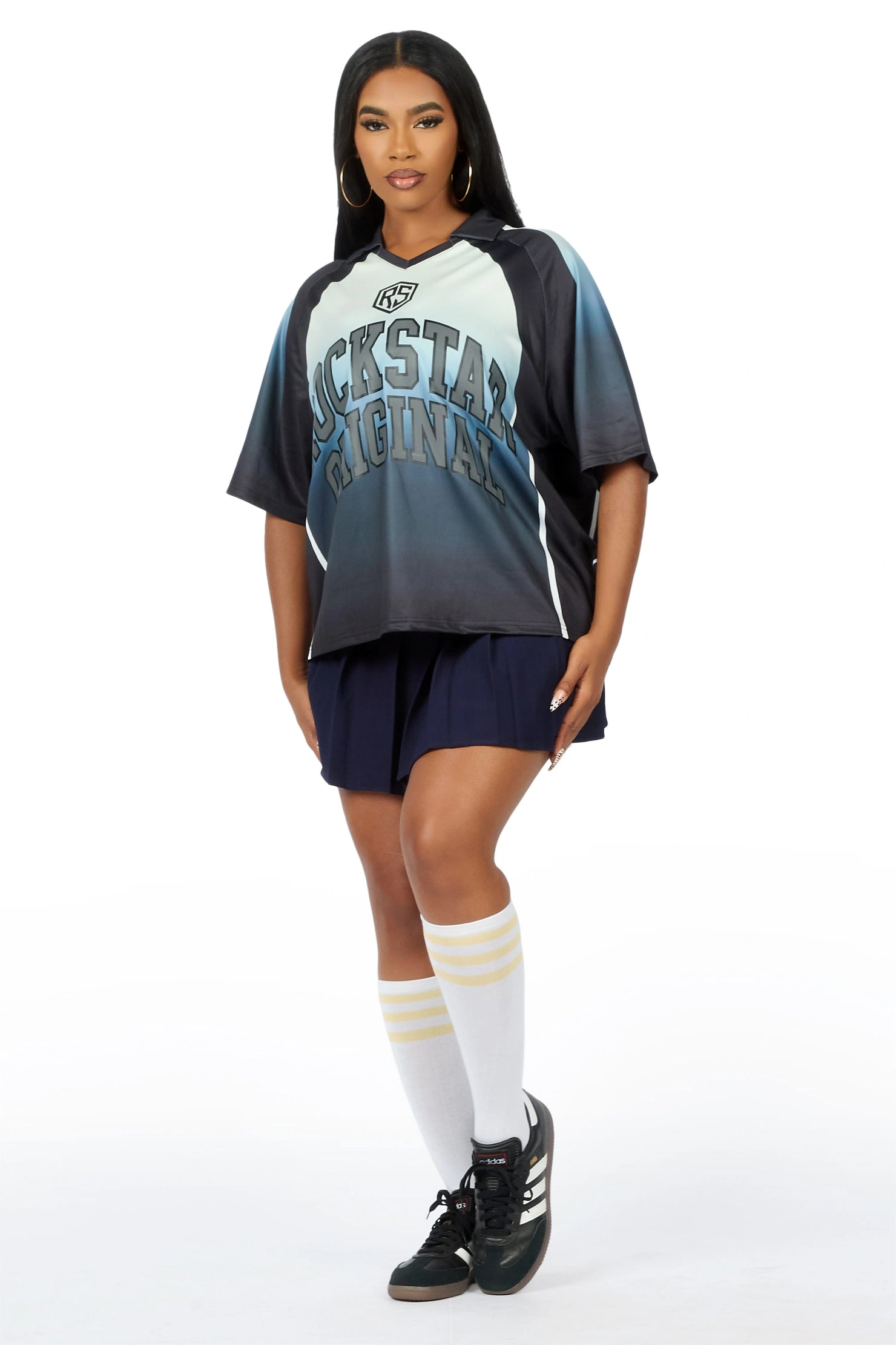 Jaiyaa Black Graphic Jersey