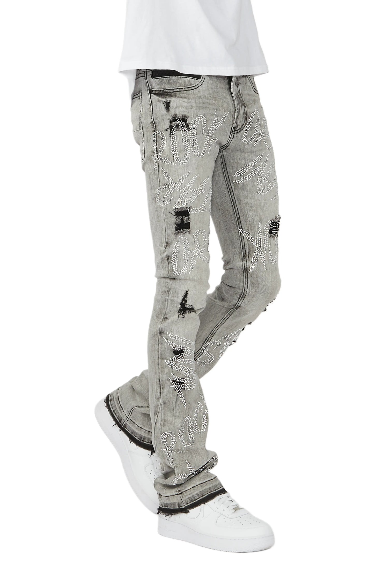 Cato Graphic Flare Jean- Grey