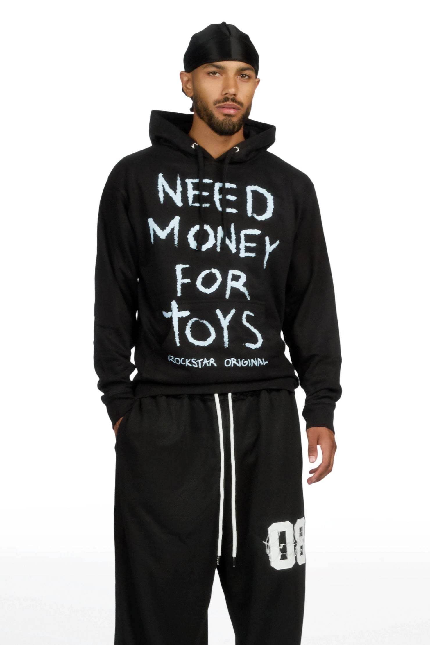 M4 Toys Black/White Graphic Hoodie
