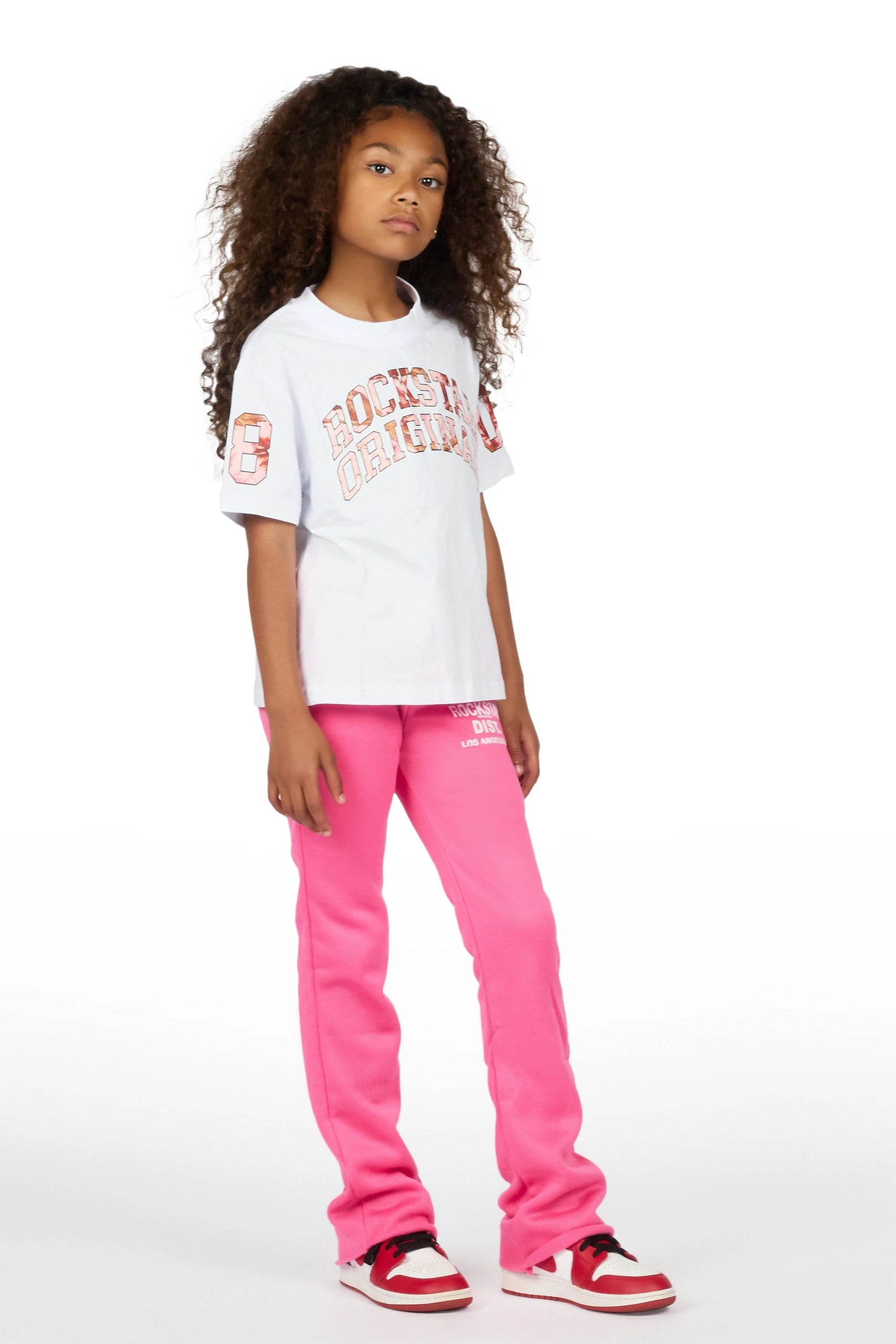 Girls Dalasia 2.0 Pink Track Pant