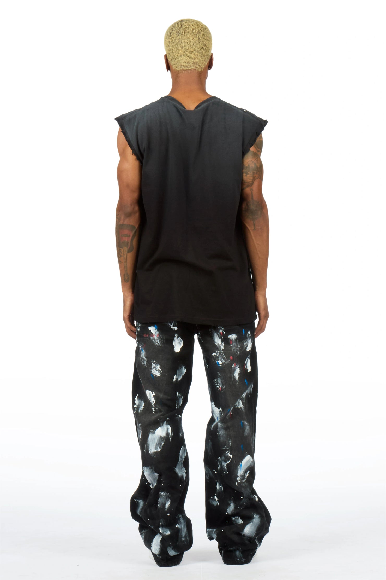 Novi Black Painter Baggy Fit Jean