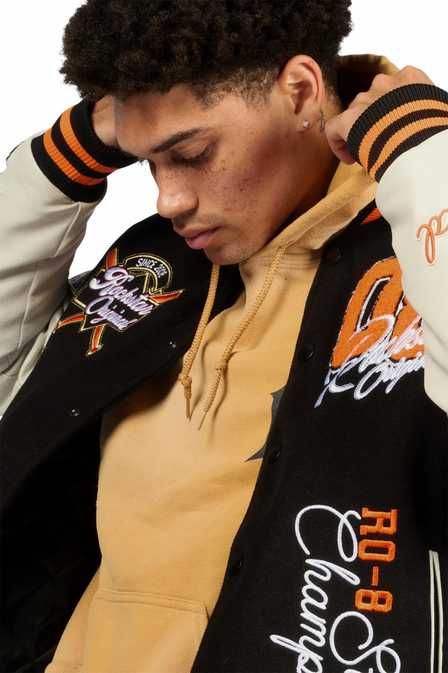 Forbidden Black Varsity Jacket