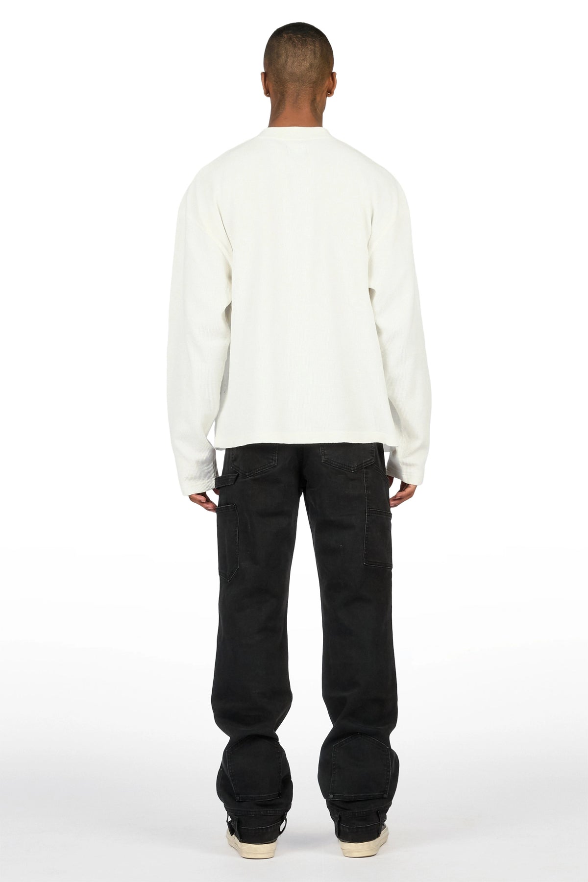 Zerah Black Straight Fit Jean