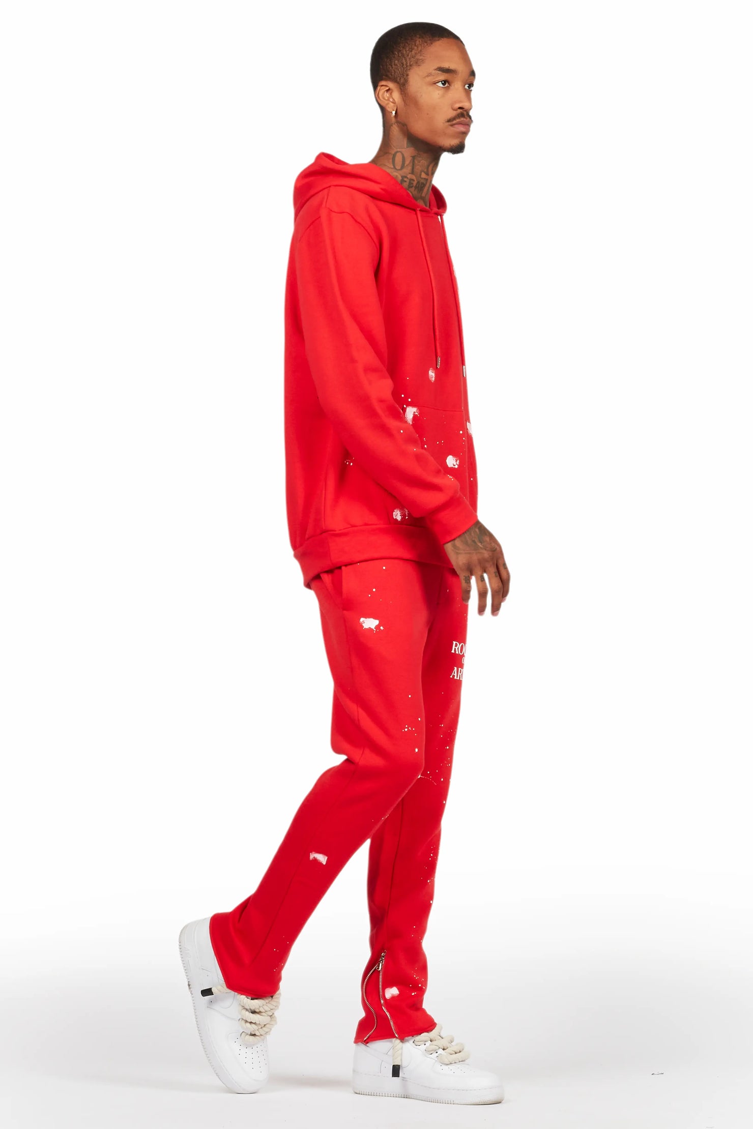 Raffer Red 2.0 Slim Fit Track Set
