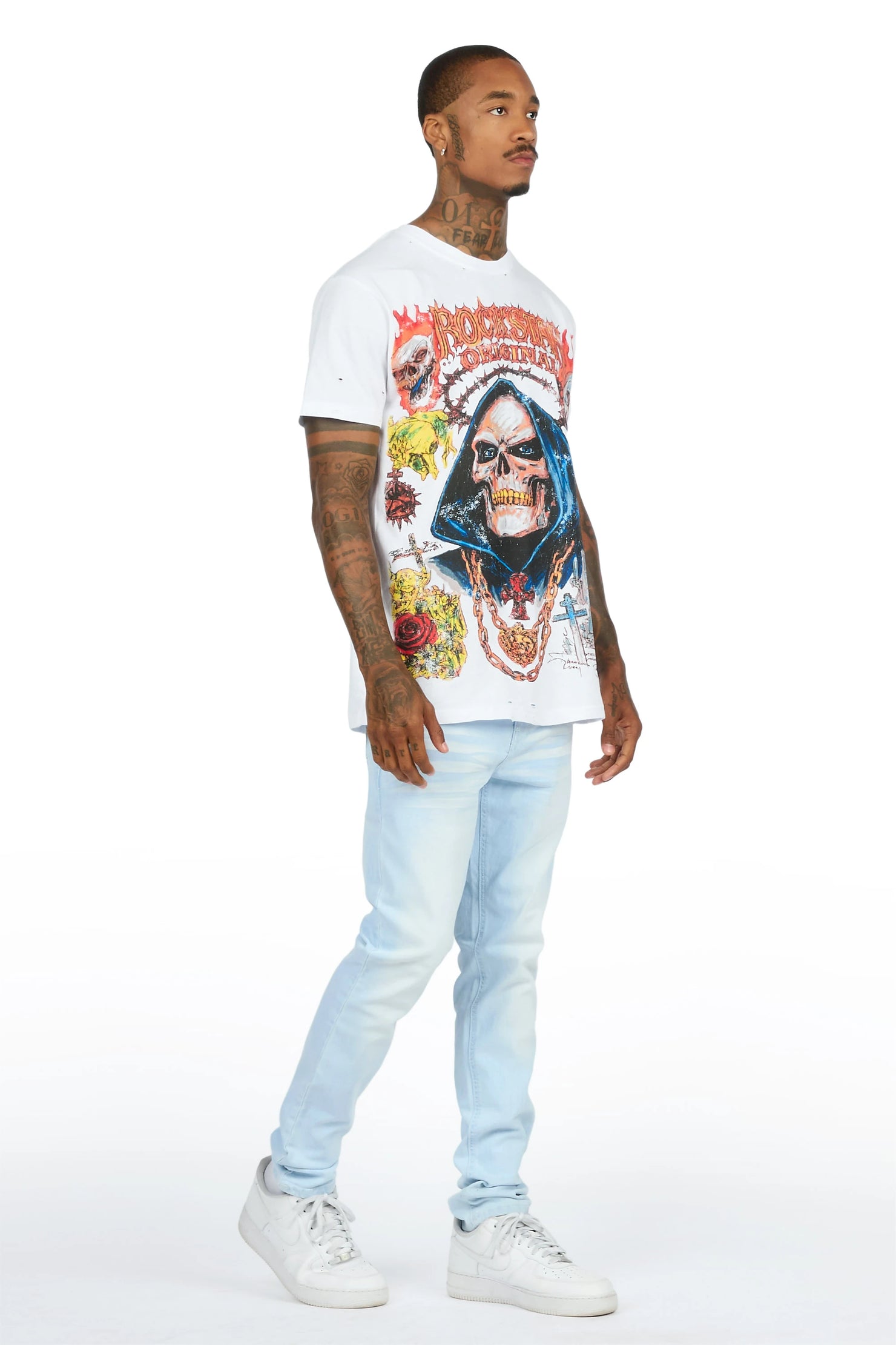 Jerell Light Blue Slim Fit Jean