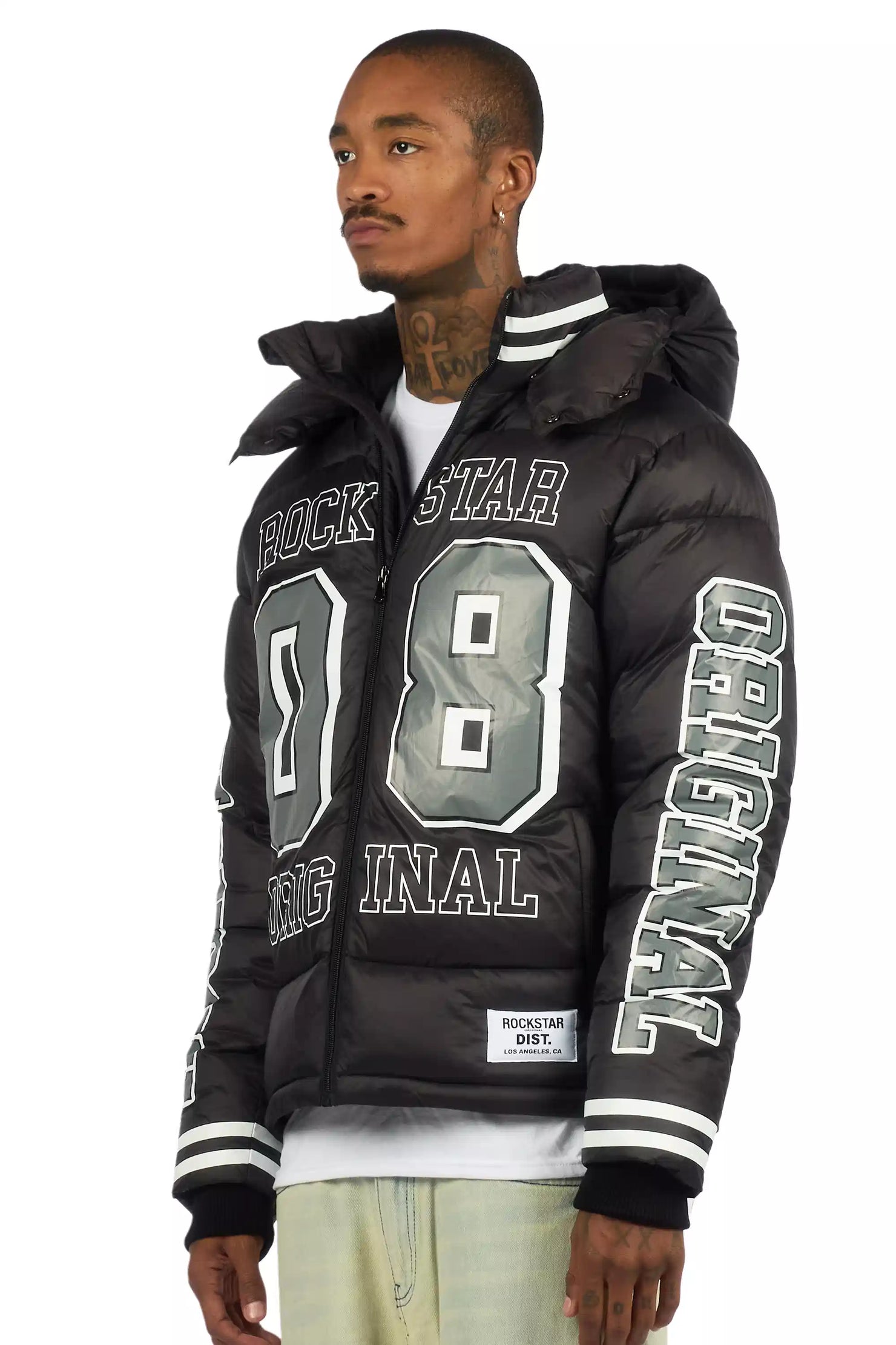 Yaco Black Puffer Jacket