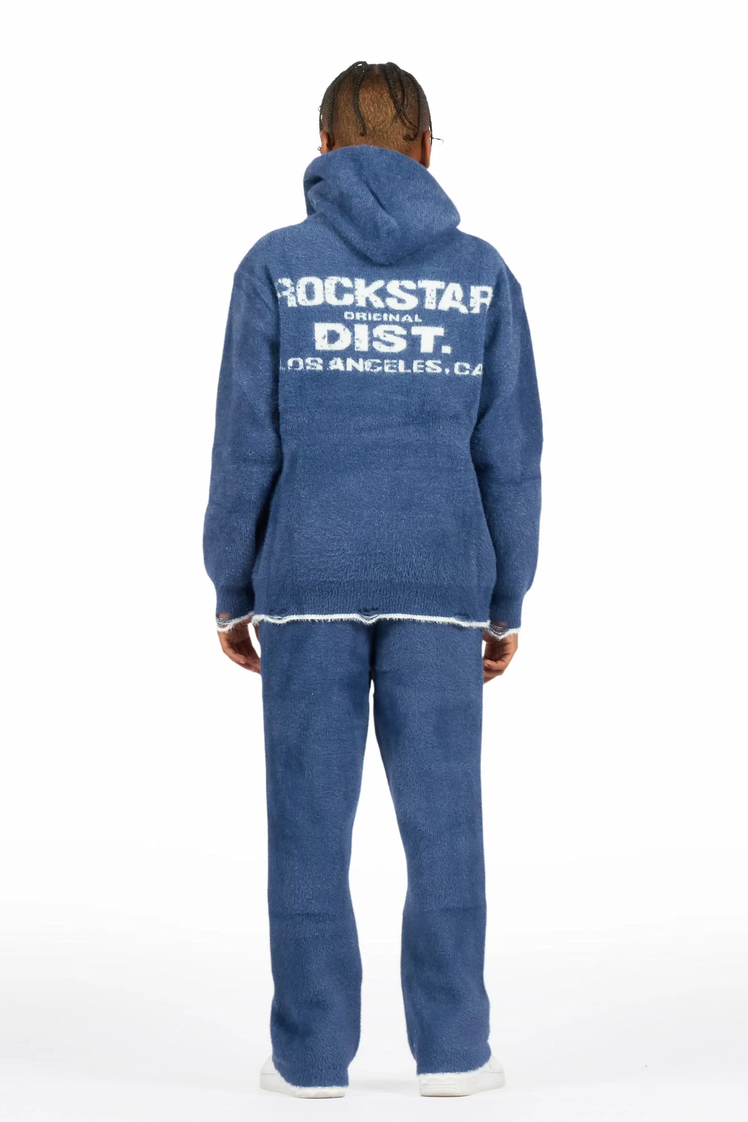 Boys Lake Mohair Navy Knit Track set