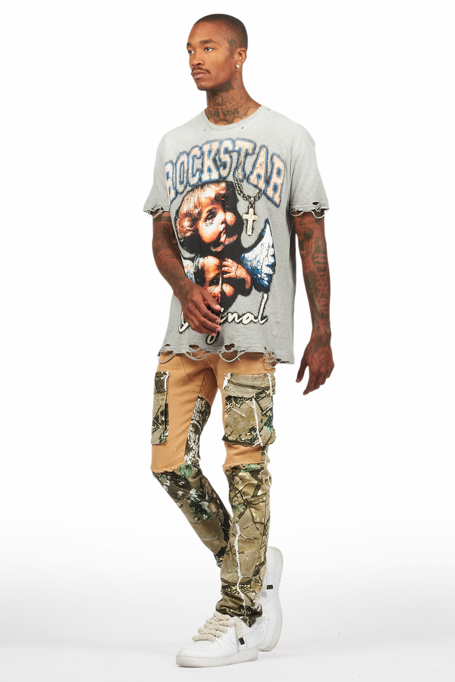 Denka Beige Slim Fit Jean