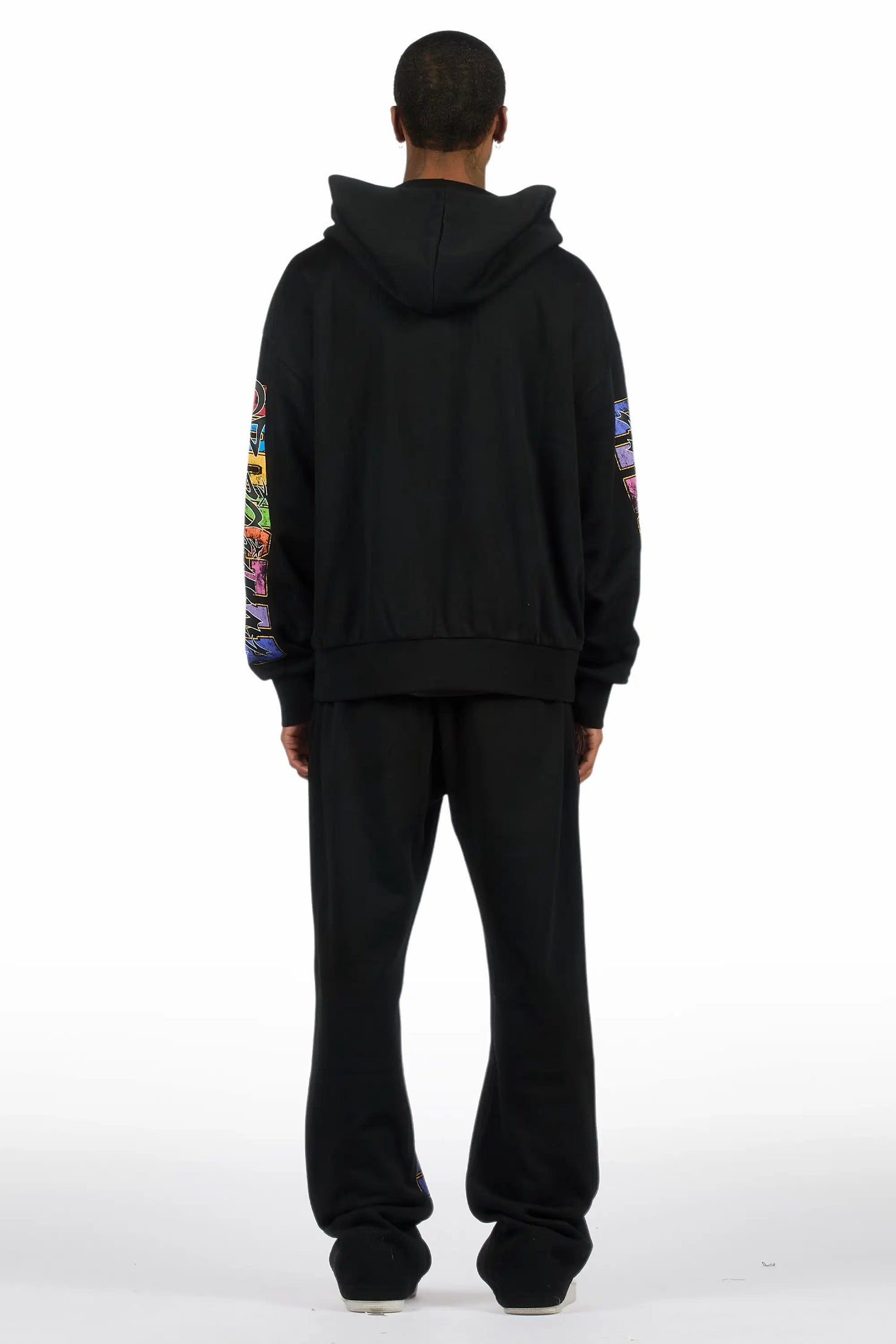 Bunt Black Hoodie/Baggy Pant Track Set