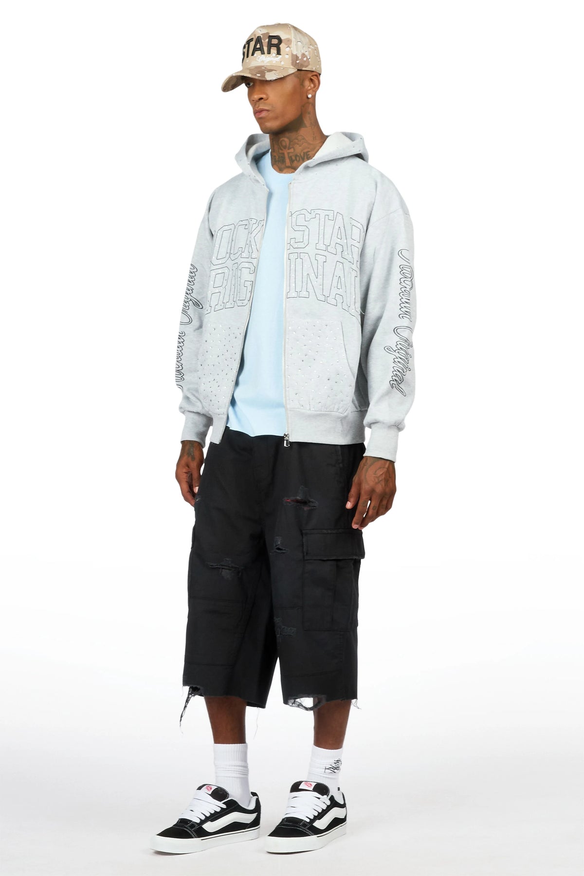 Bronsen Black Cargo Jort