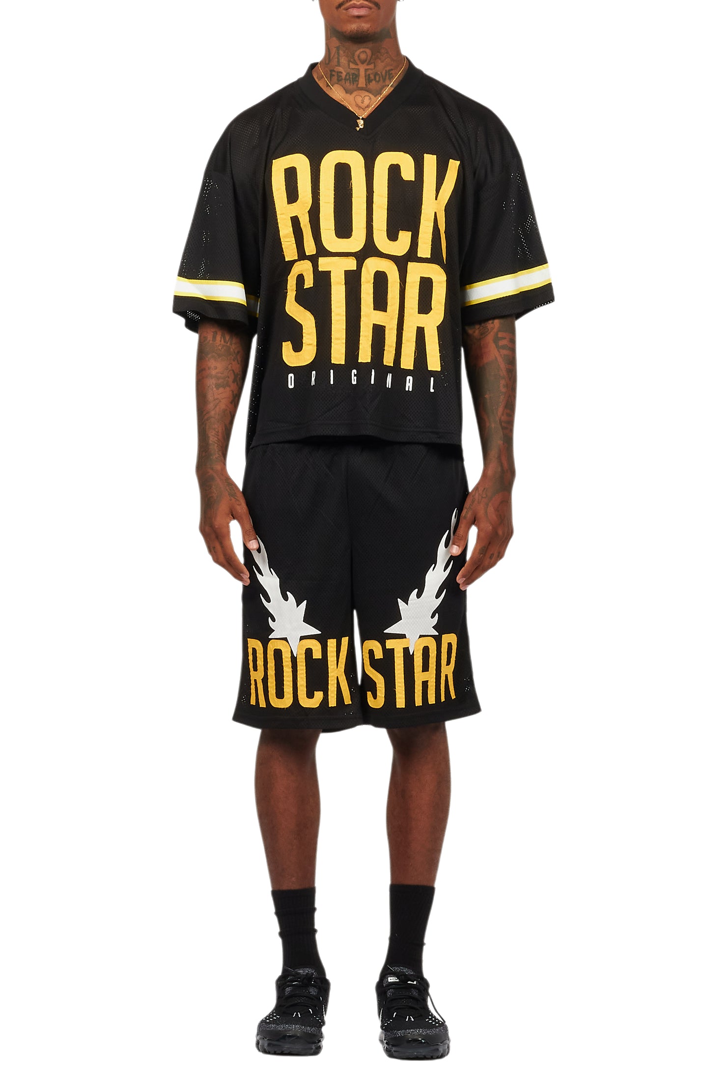 Climi Black T-Shirt/Short Set