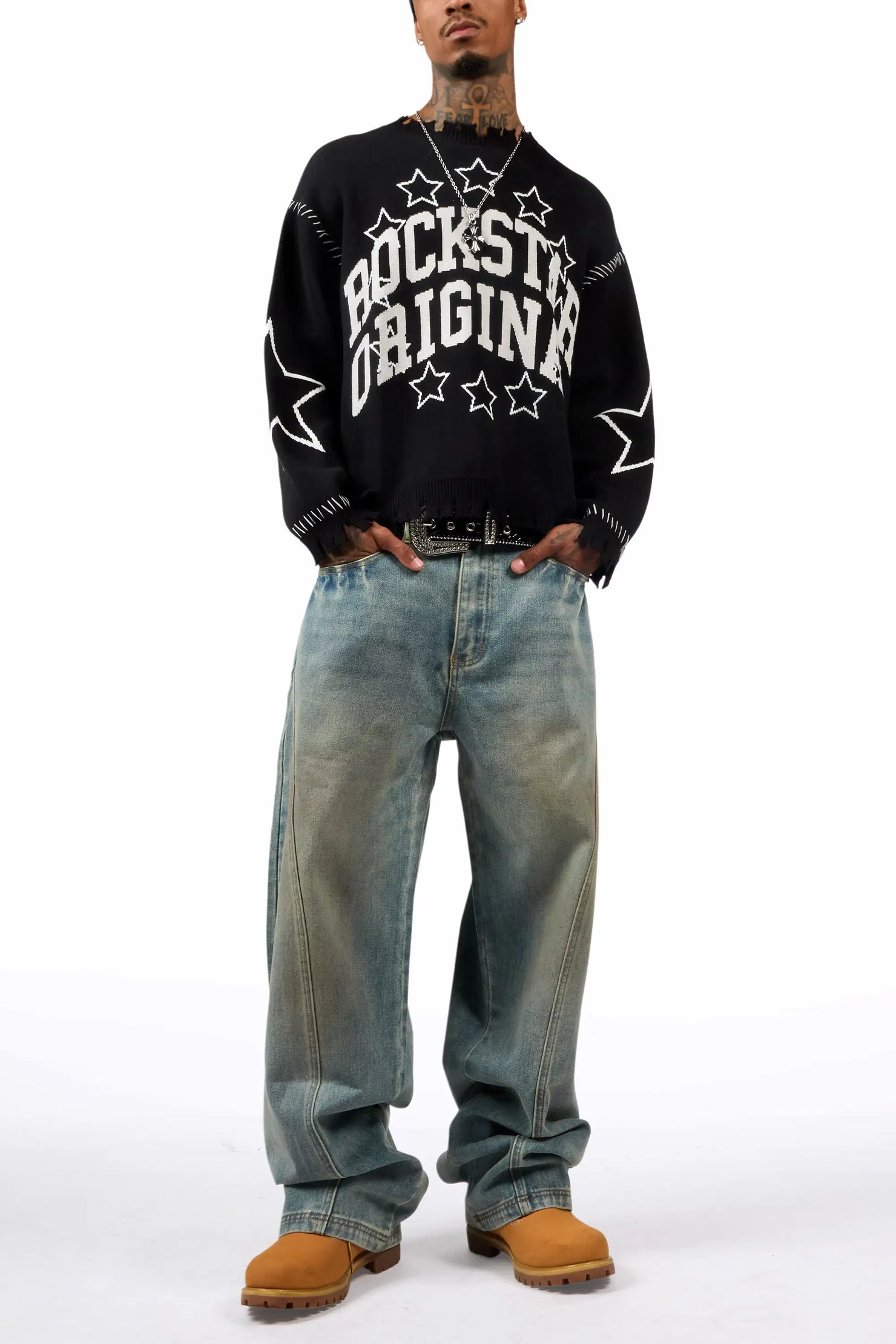 Malix Dirty Blue Barrel fit Jean