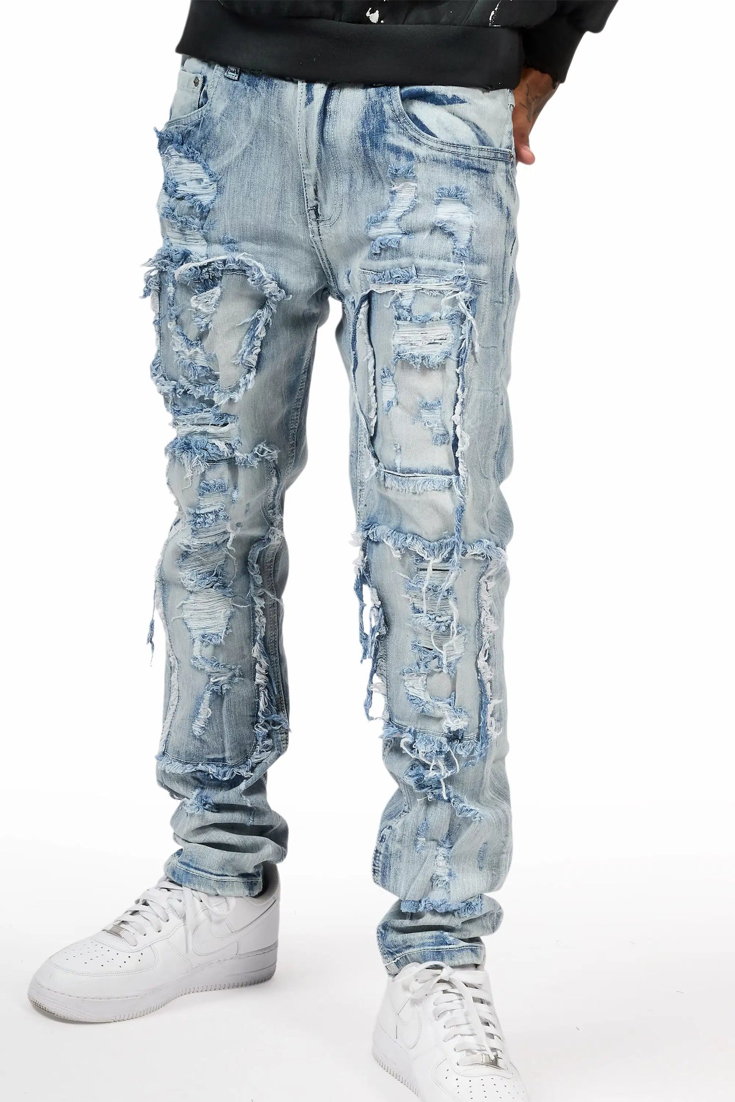 Eryl Ice Blue Slim Fit Jean