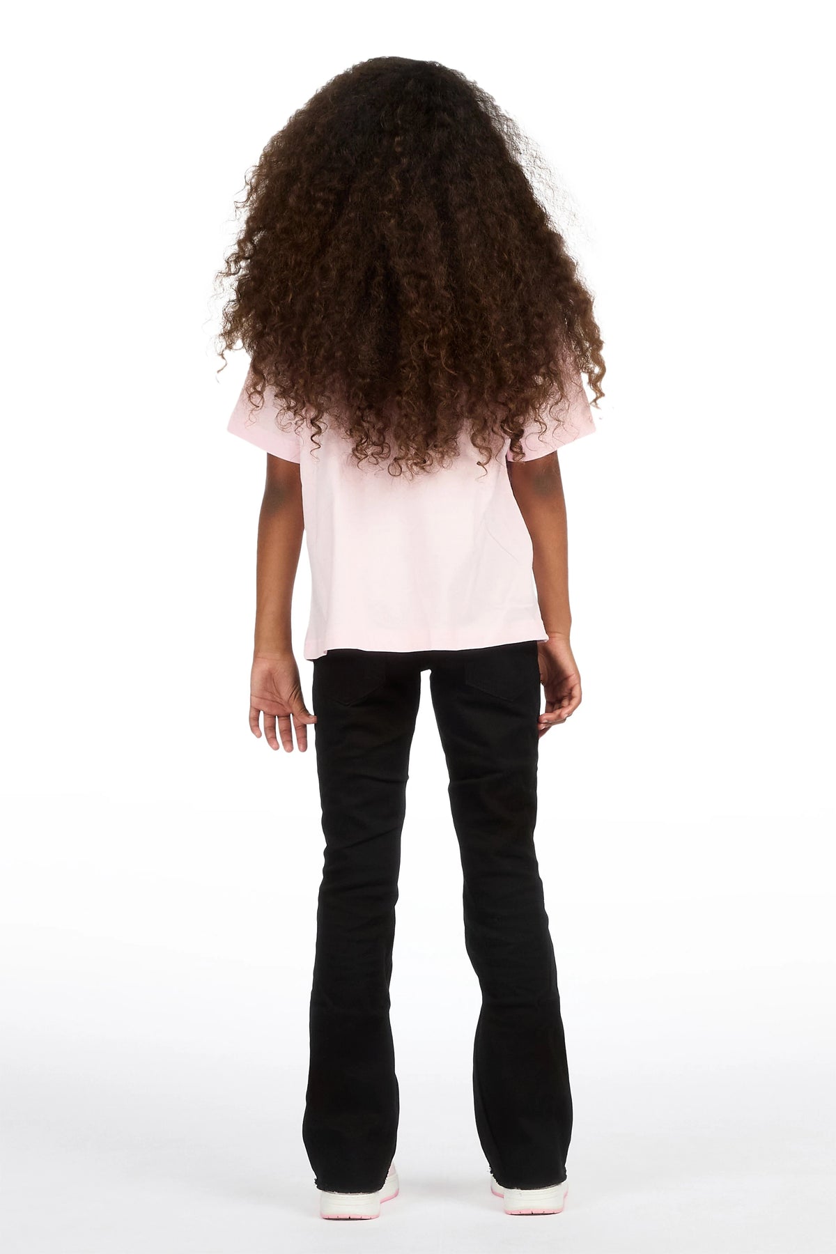 Girls Daga Jet Black 2.0 Stacked Flare Jean