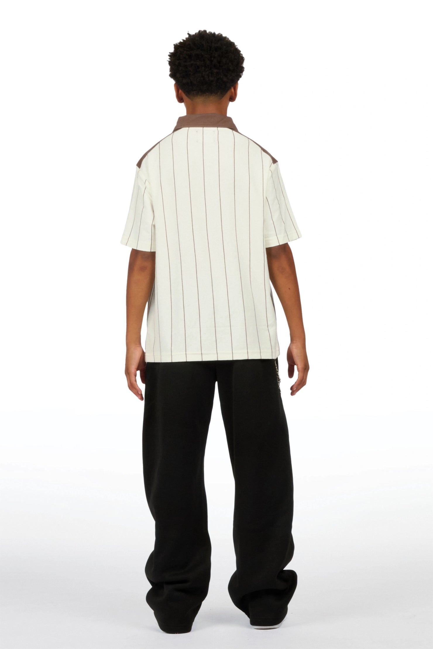 Boys Hazy Black Super Baggy Track Pant