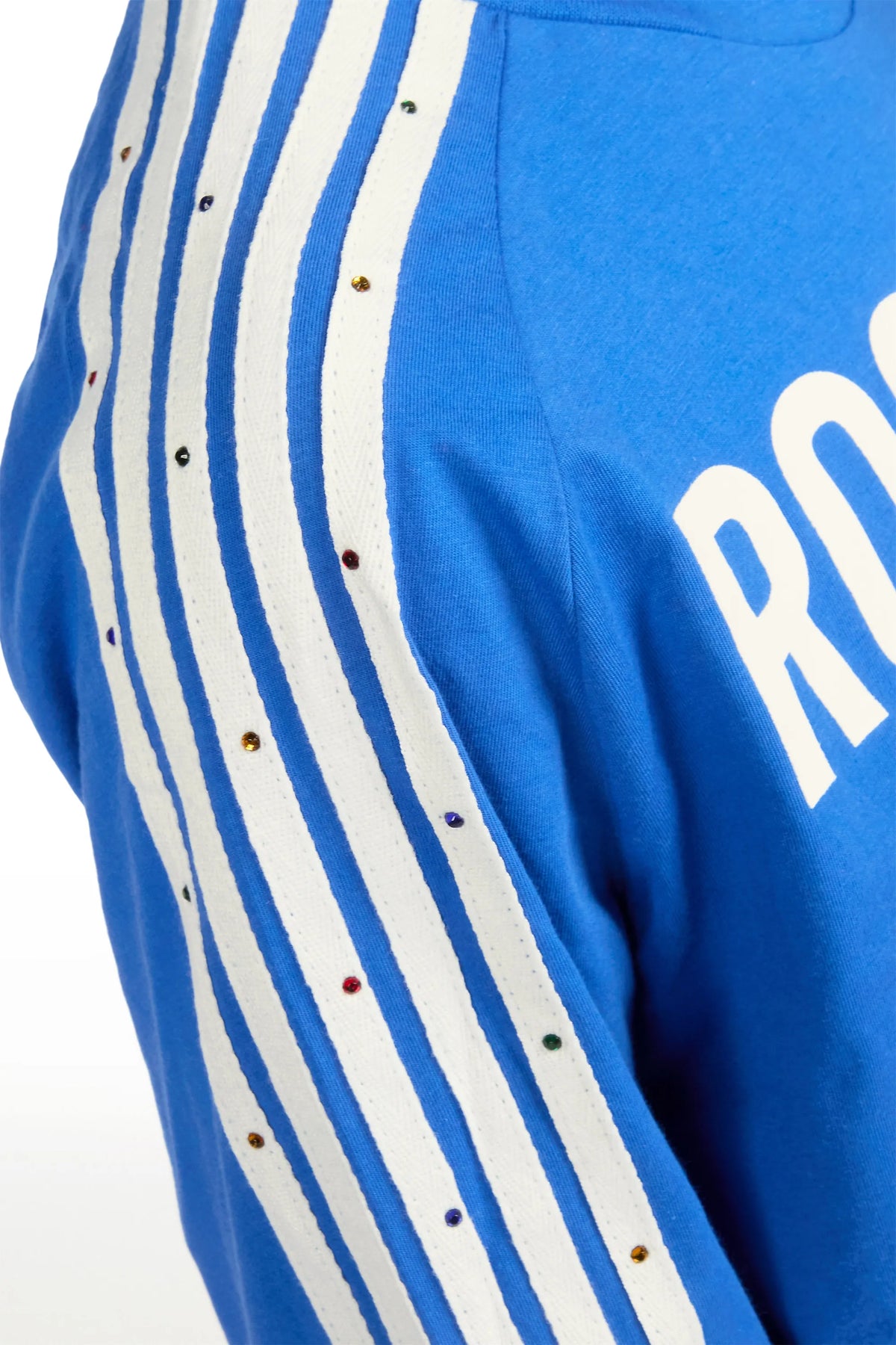 Boys Gulis Royal Blue Rhinestone Long Sleeve Shirt Relaxed Track Set