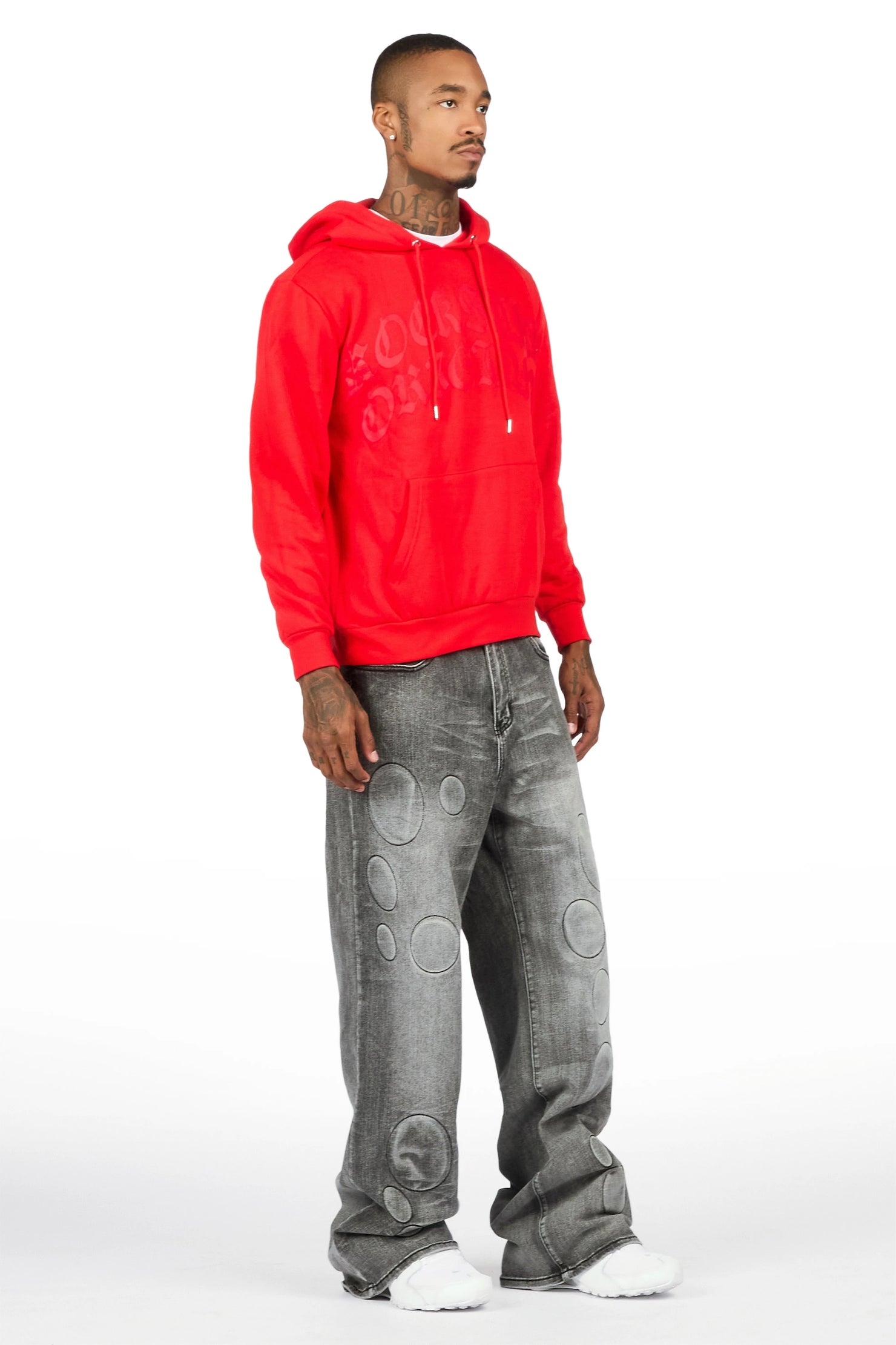 Ovol Grey Baggy Fit Jean
