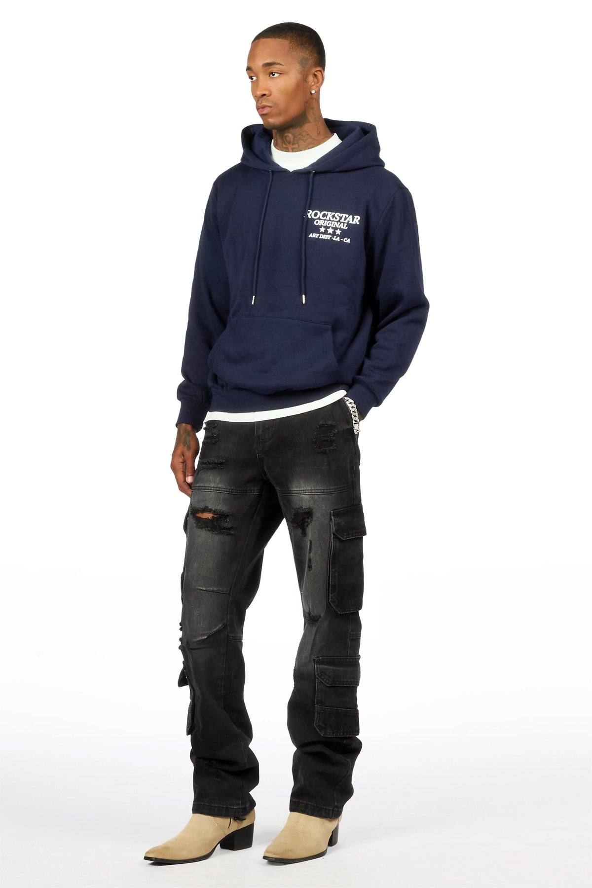 Sylvie Black Straight Fit Jean