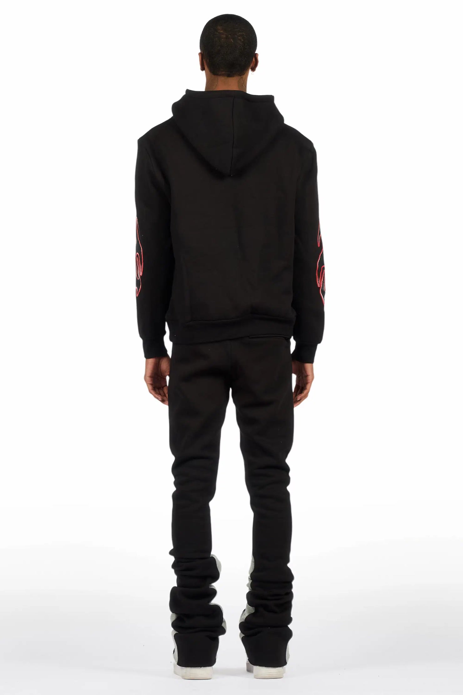 Rix Black/Multi Hoodie/Super Stacked Track Set