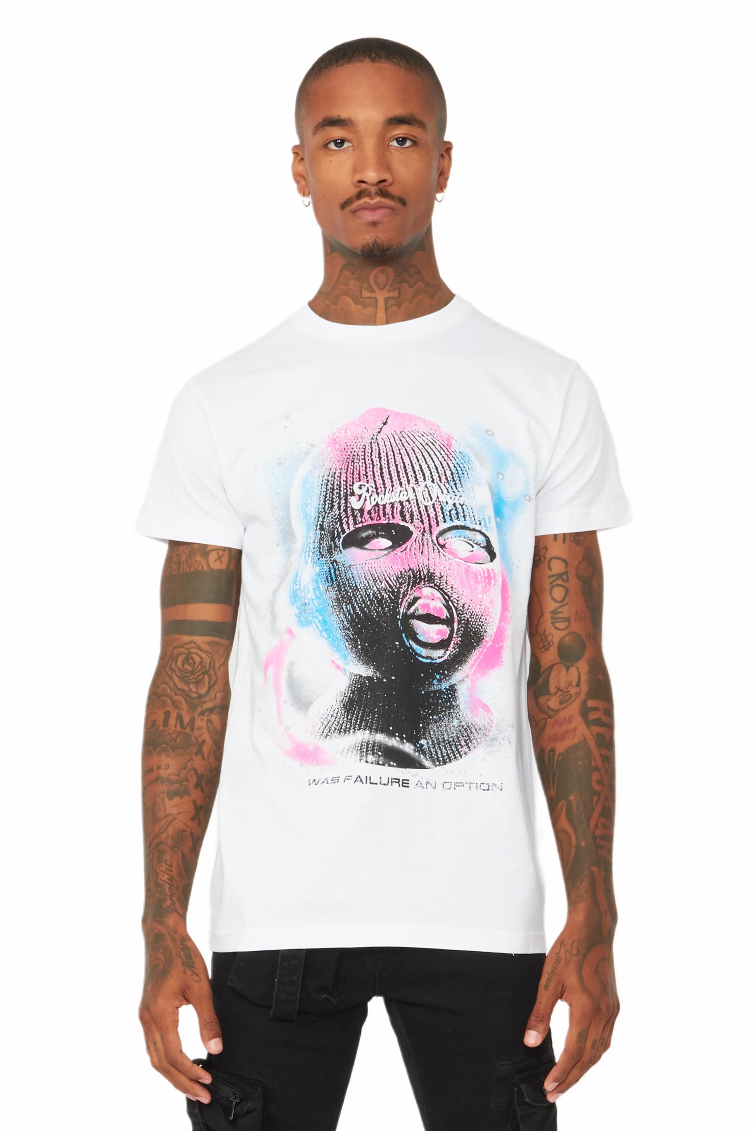 Fionn White Graphic T-Shirt