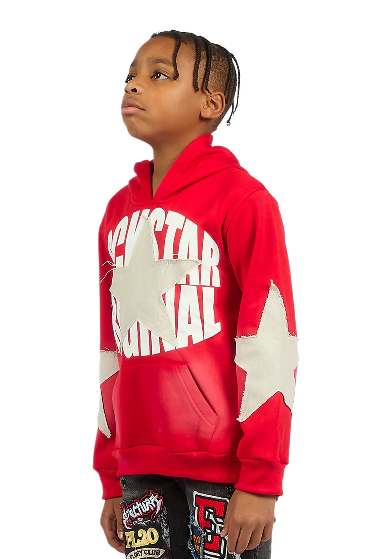 Boys States 2.0 Red Graphic Hoodie